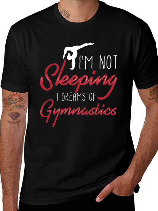 Gymnastics Dreams T-Shirt - Black Cotton