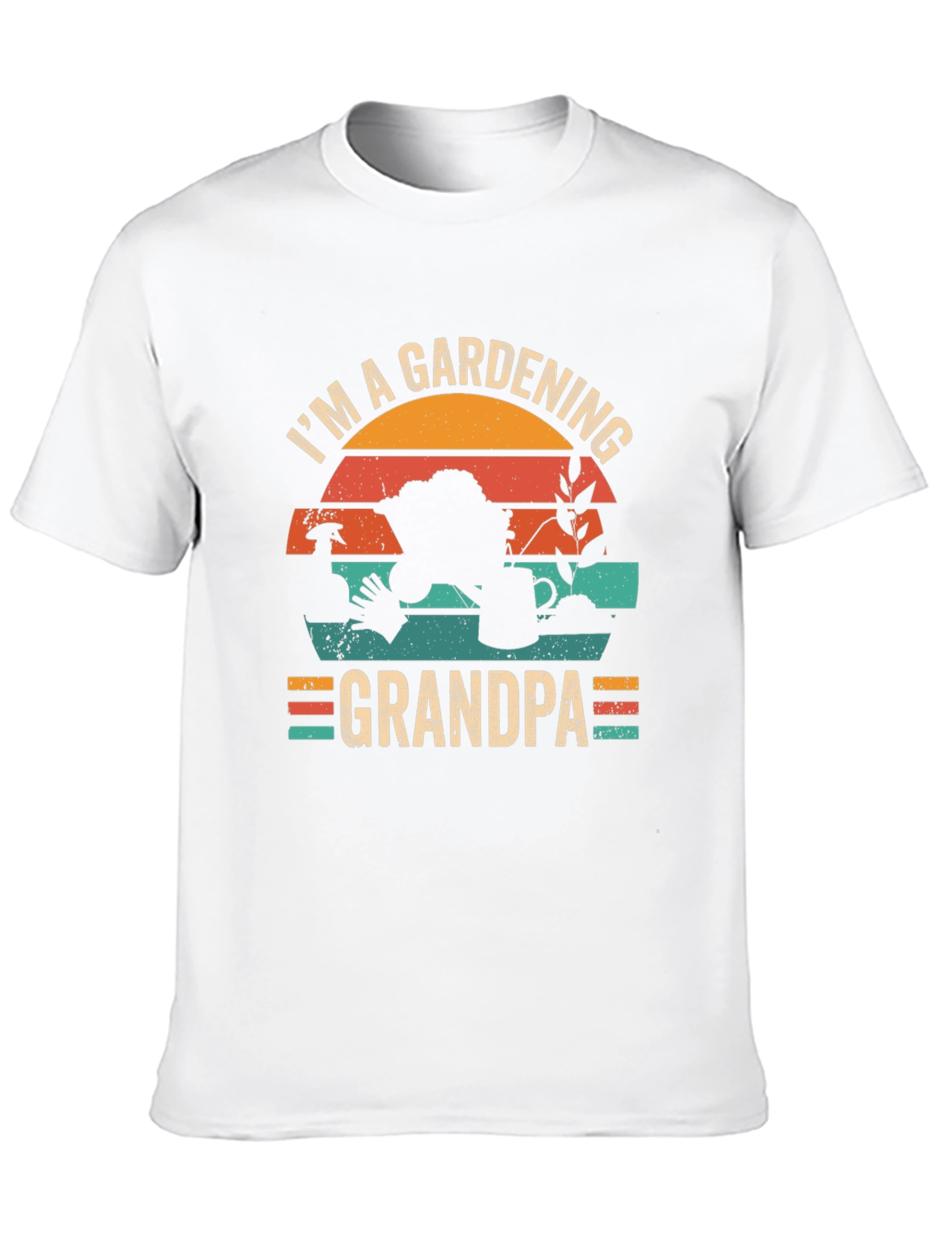 Gardening Grandpa T-Shirt - Retro Style