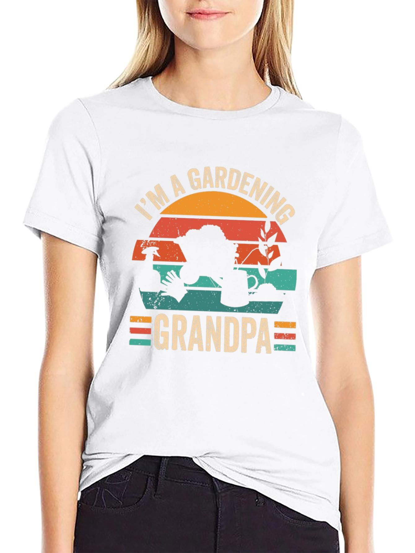 Gardening Grandpa T-Shirt - Retro Style