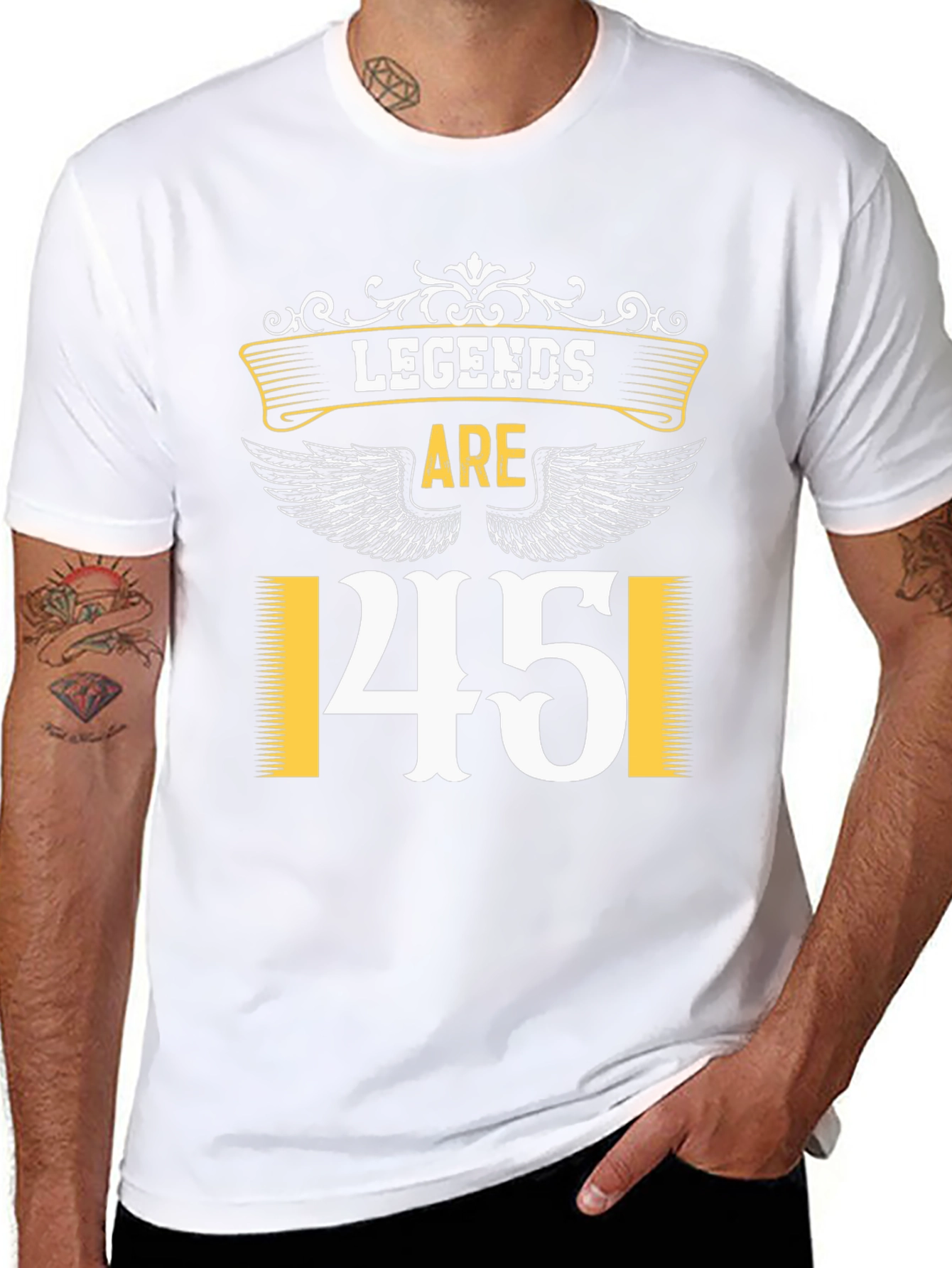 Legends Are 45 T-Shirt - Birthday Gift