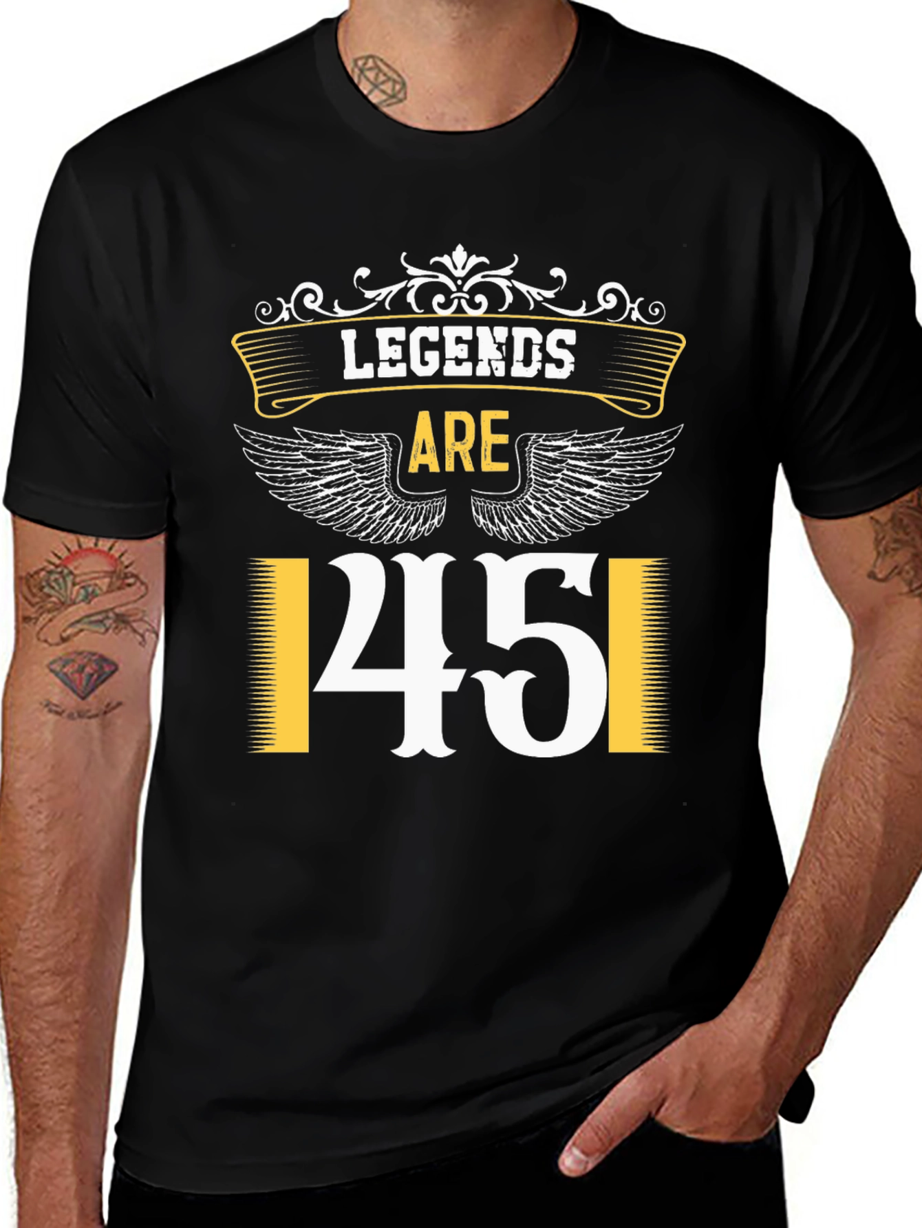 Legends Are 45 T-Shirt - Birthday Gift