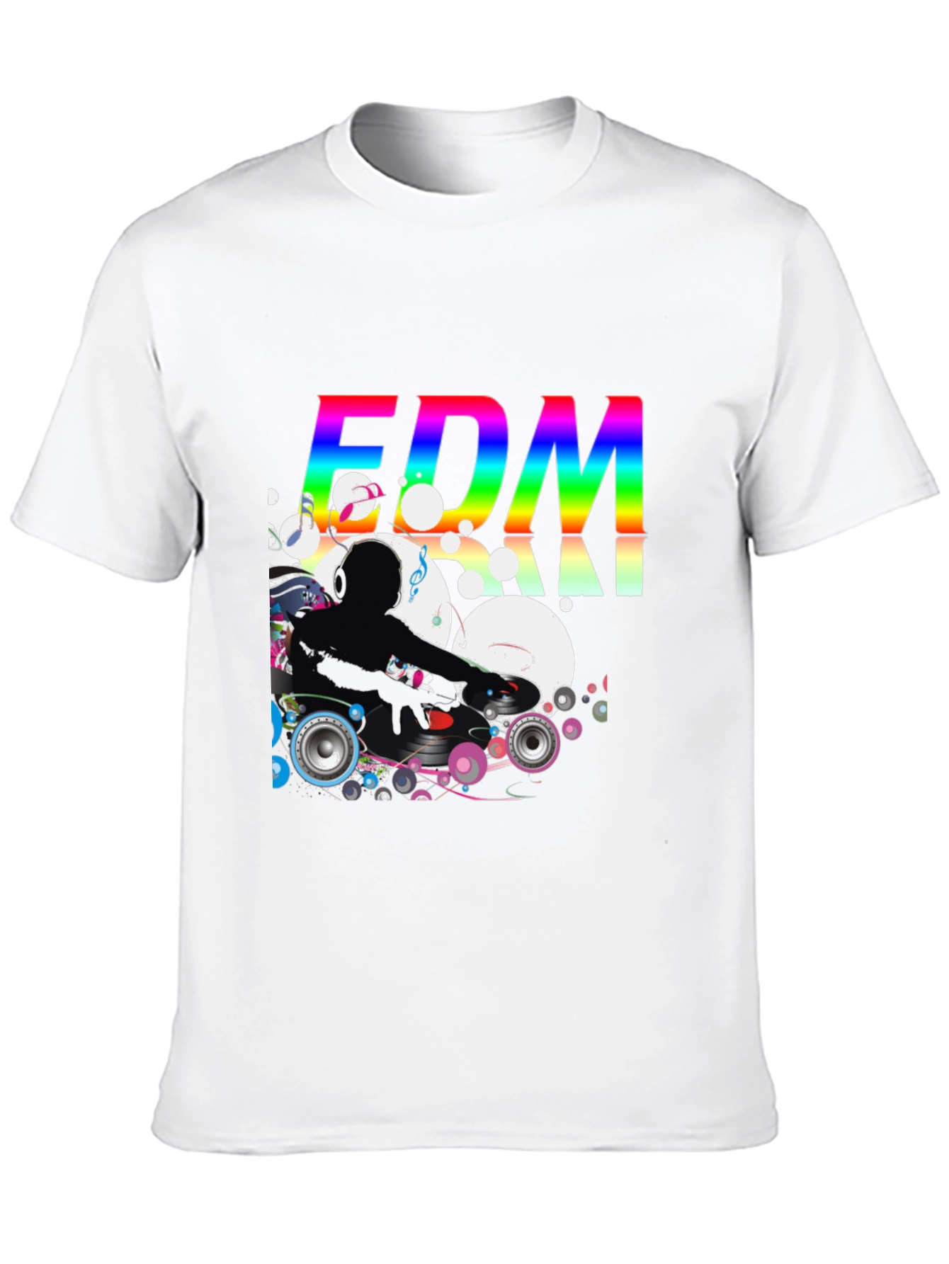 EDM DJ Graphic Black T-Shirt