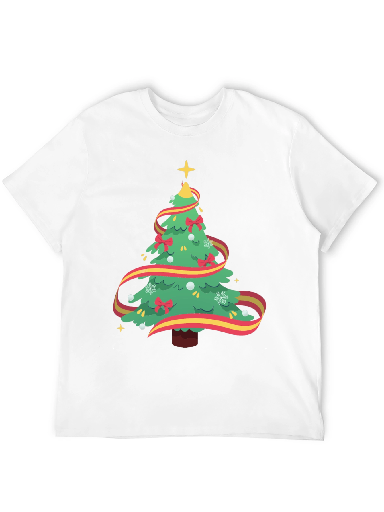 Festive Christmas Tree Graphic Tee - Holiday Cheer!