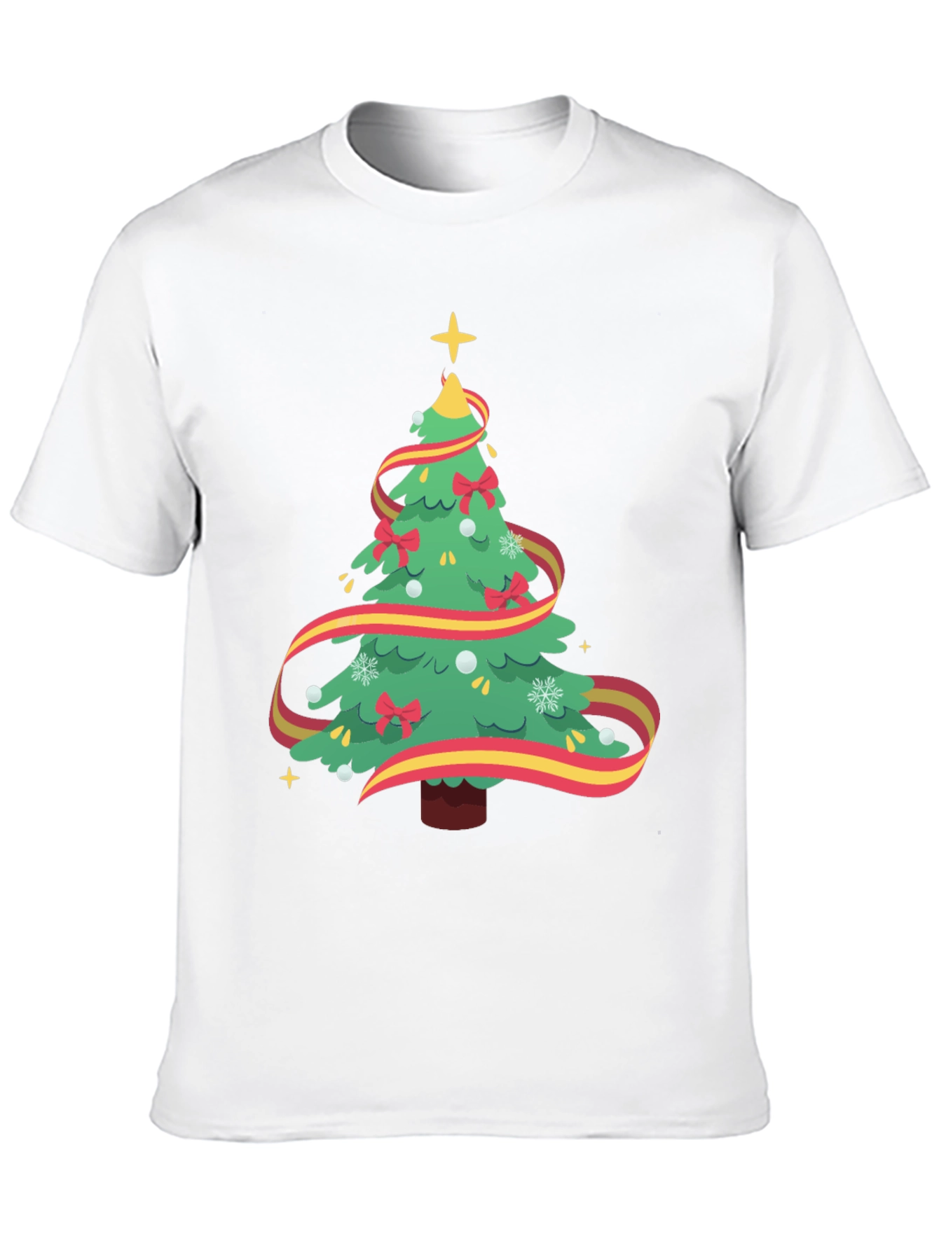 Festive Christmas Tree Graphic Tee - Holiday Cheer!