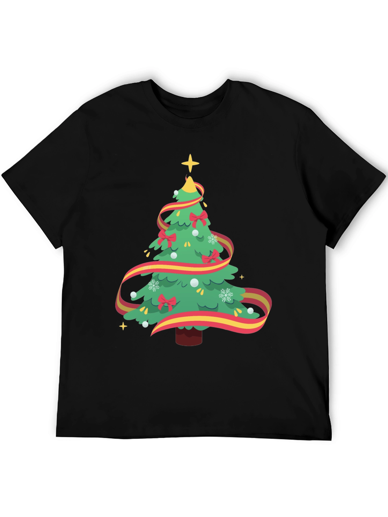 Festive Christmas Tree Graphic Tee - Holiday Cheer!