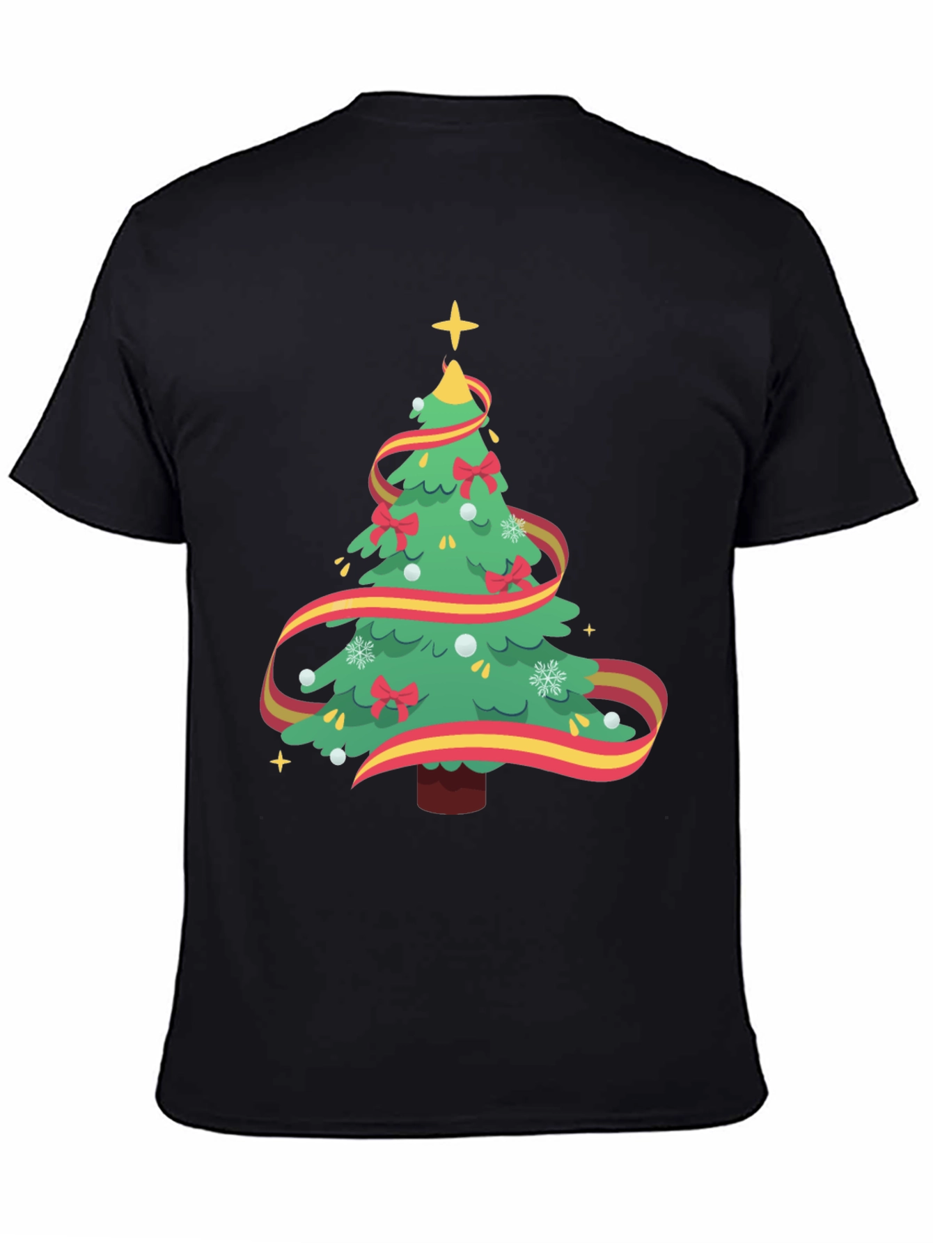 Festive Christmas Tree Graphic Tee - Holiday Cheer!