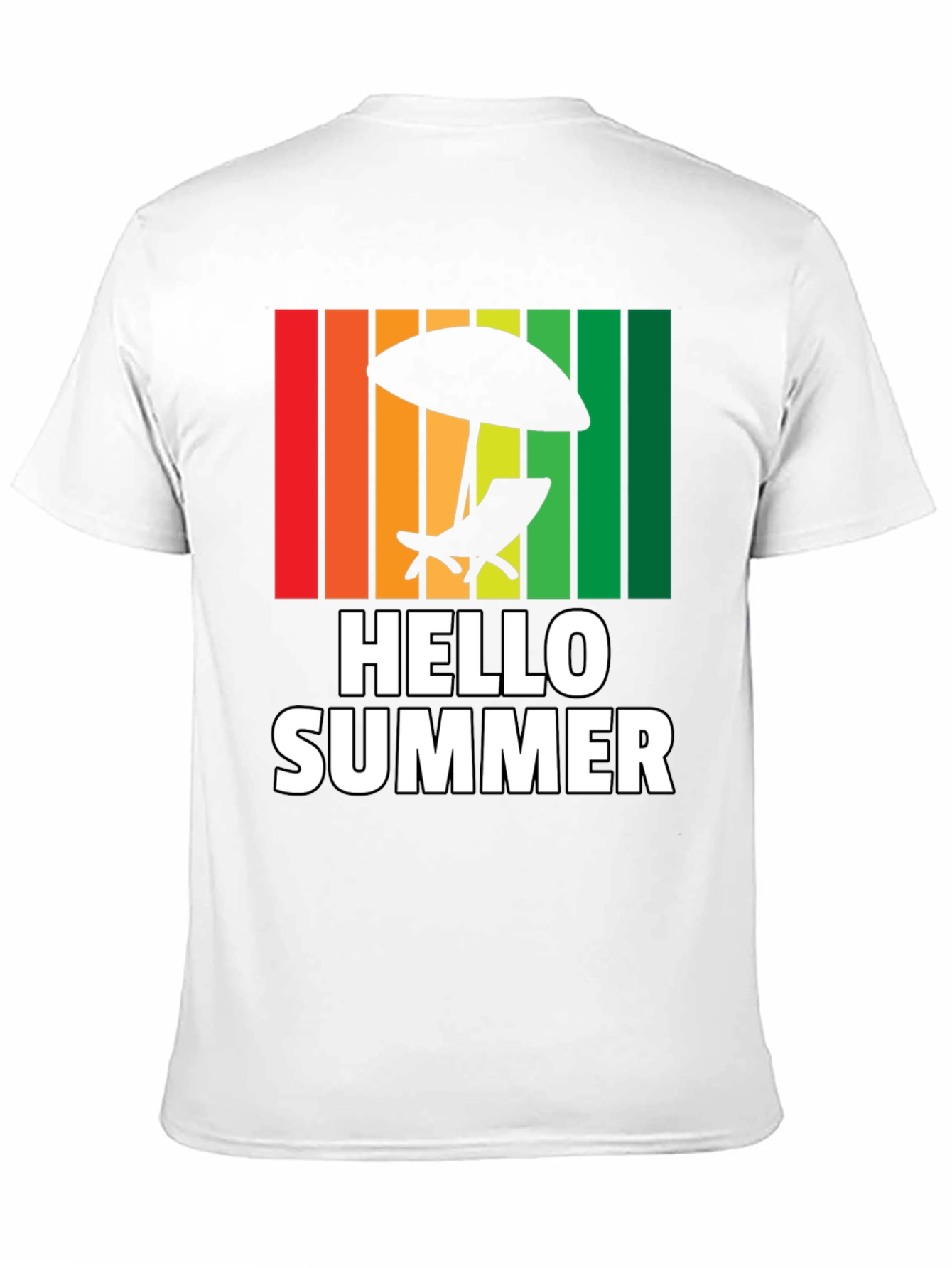 Hello Summer Graphic T-Shirt - Beach Vibes!