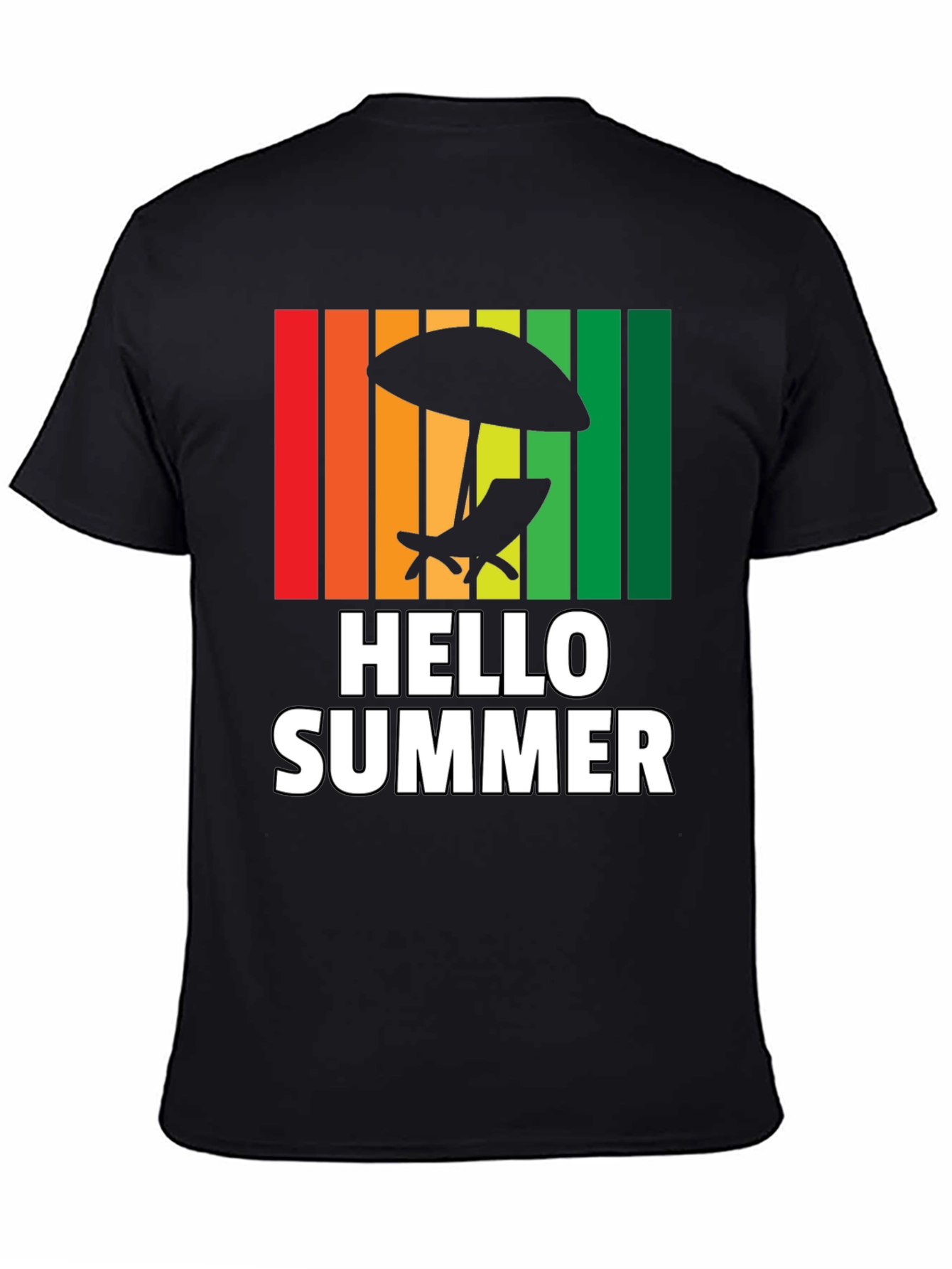 Hello Summer Graphic T-Shirt - Beach Vibes!