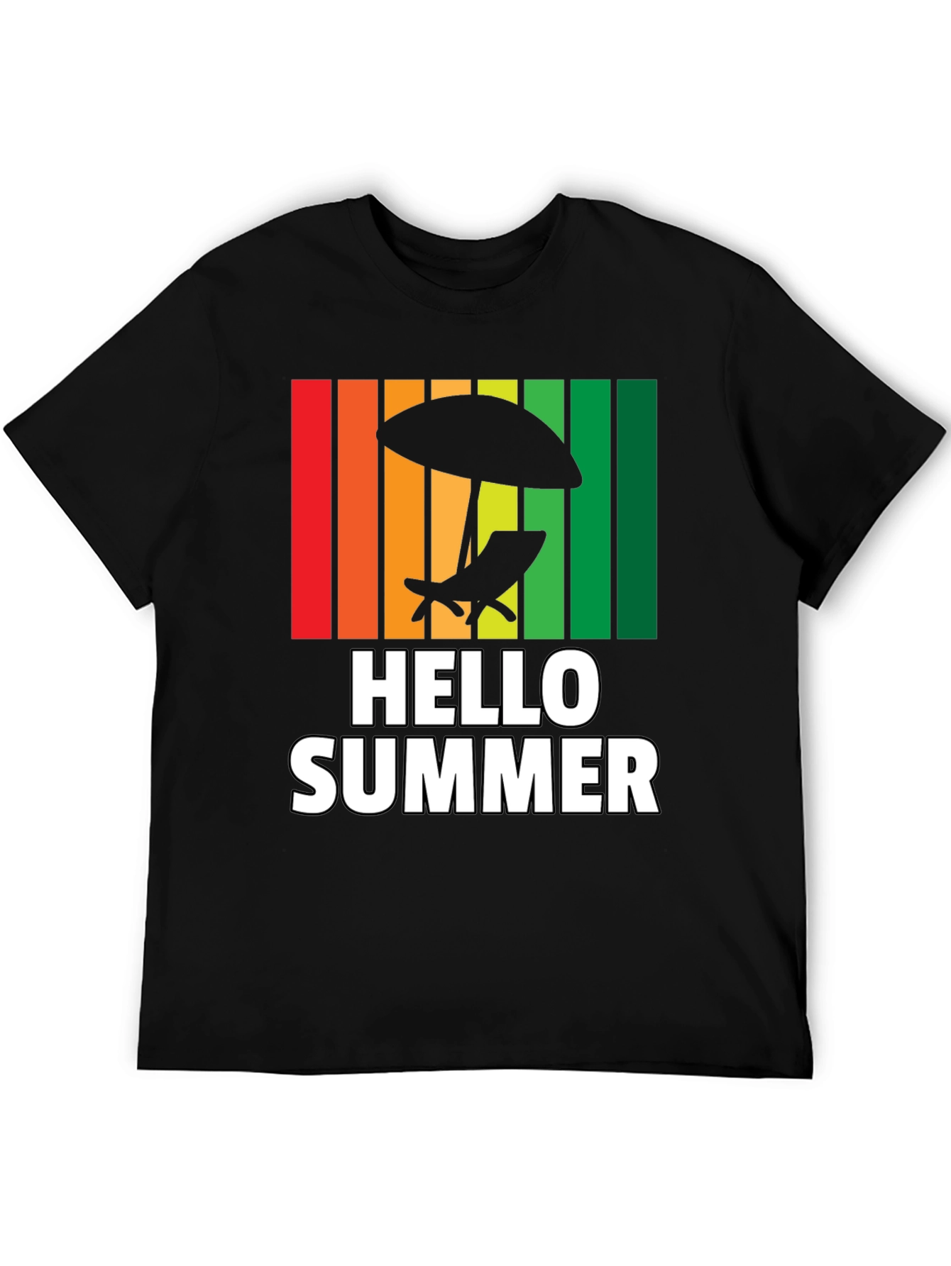Hello Summer Graphic T-Shirt - Beach Vibes!