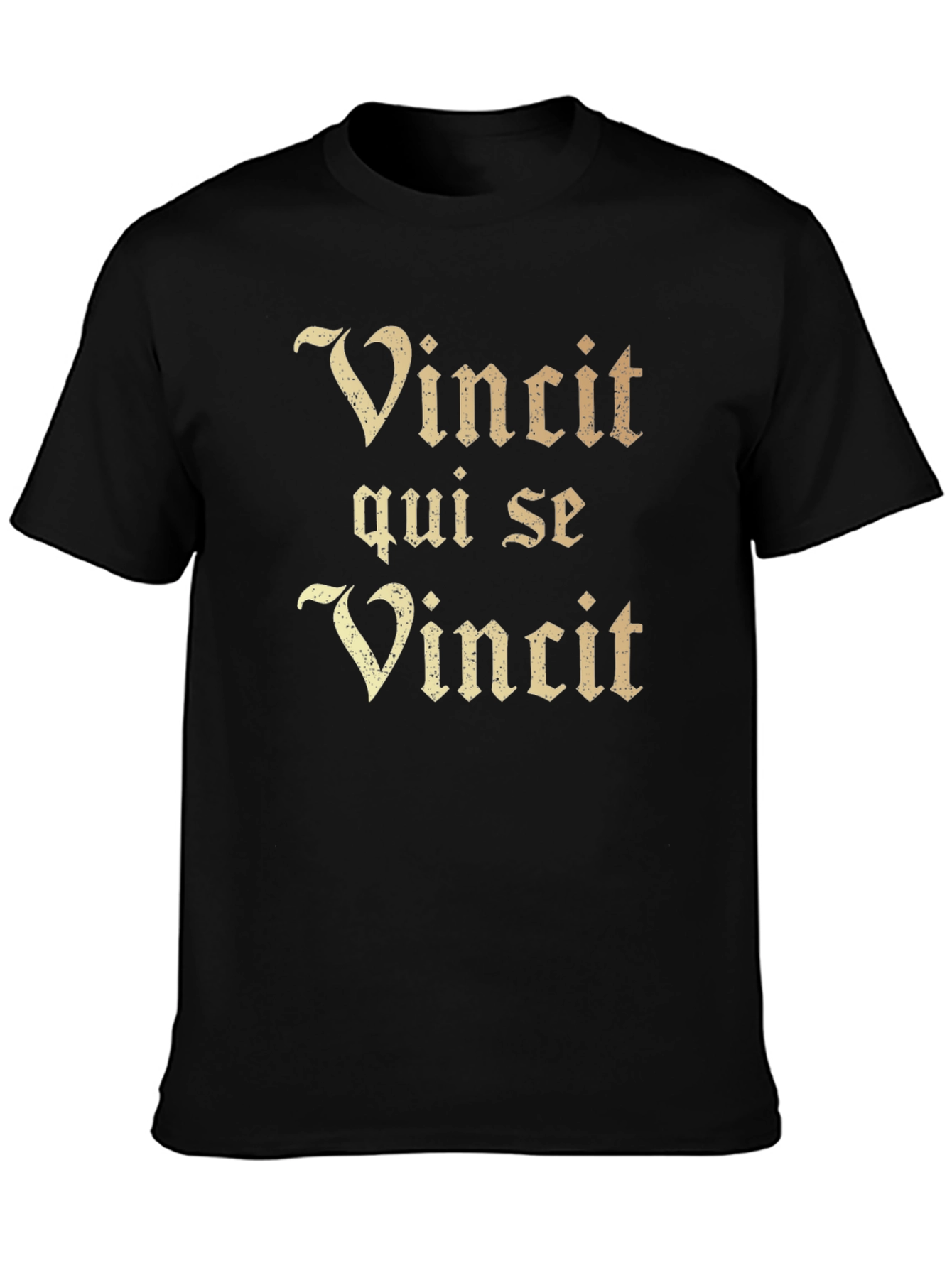 Vincit Qui Se Vincit - Latin Quote T-Shirt