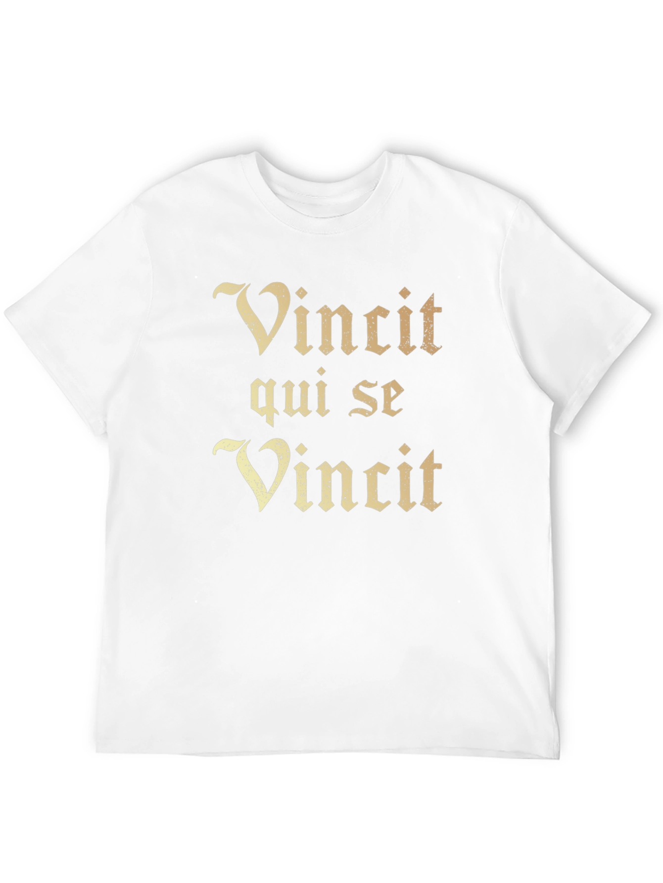 Vincit Qui Se Vincit - Latin Quote T-Shirt