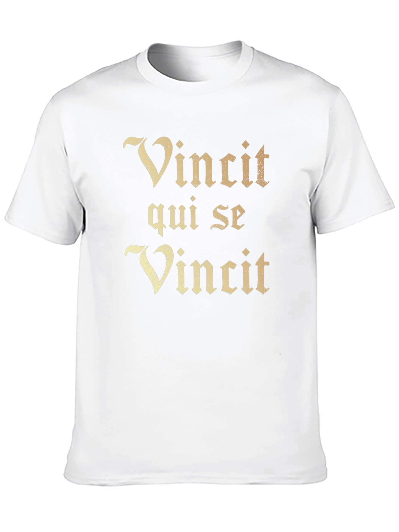 Vincit Qui Se Vincit - Latin Quote T-Shirt