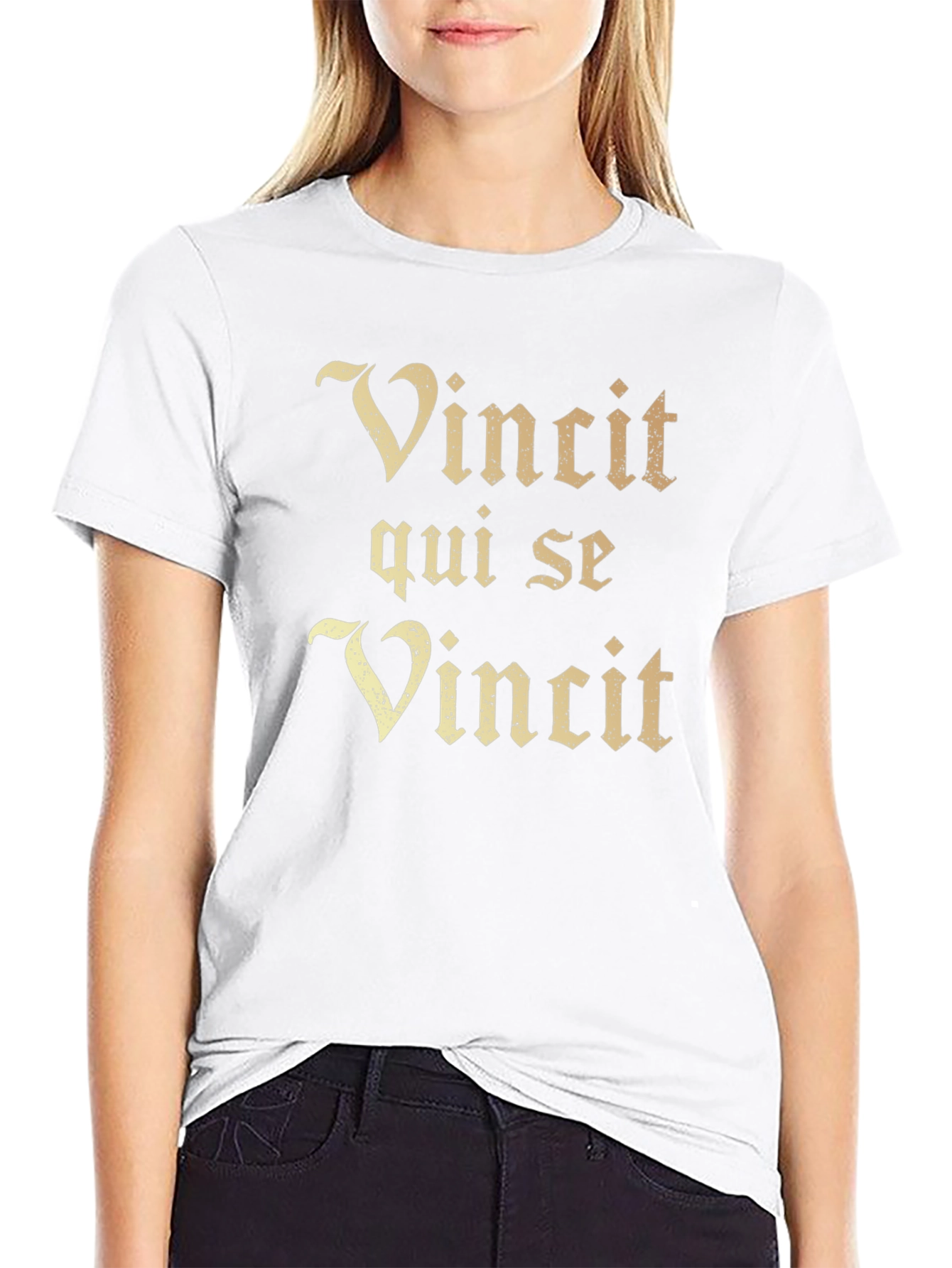 Vincit Qui Se Vincit - Latin Quote T-Shirt