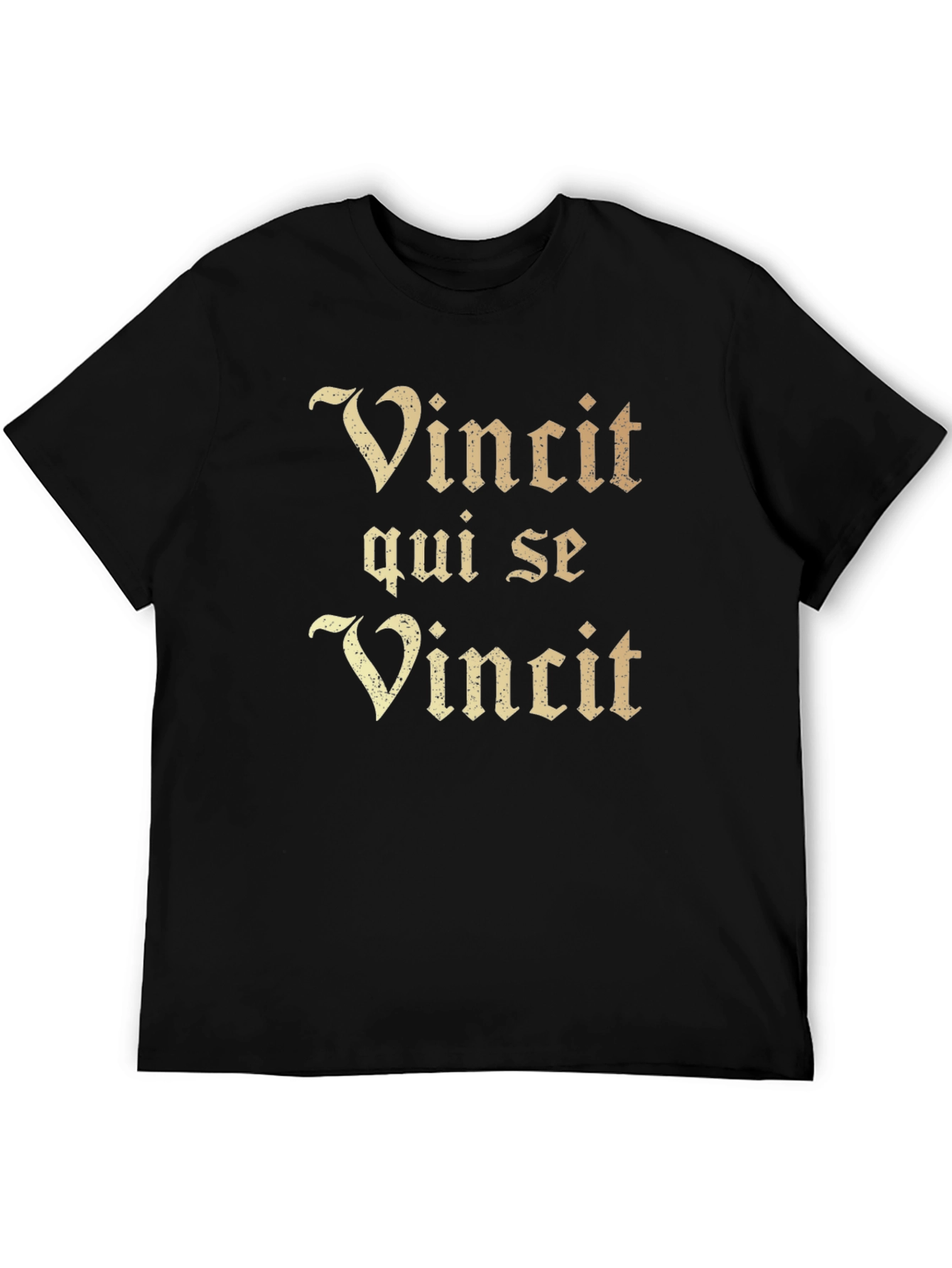 Vincit Qui Se Vincit - Latin Quote T-Shirt