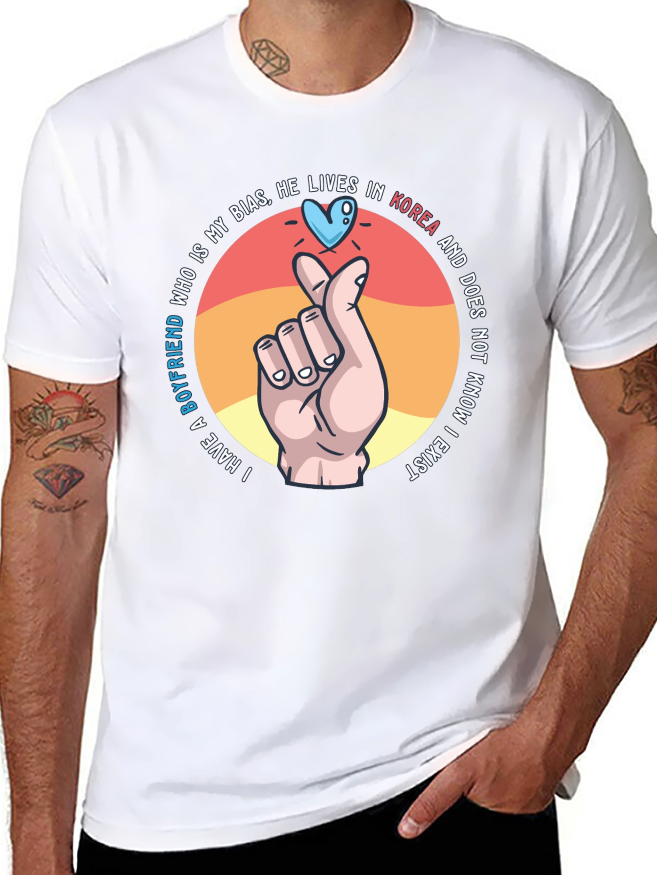 Korean Bias Boyfriend T-Shirt