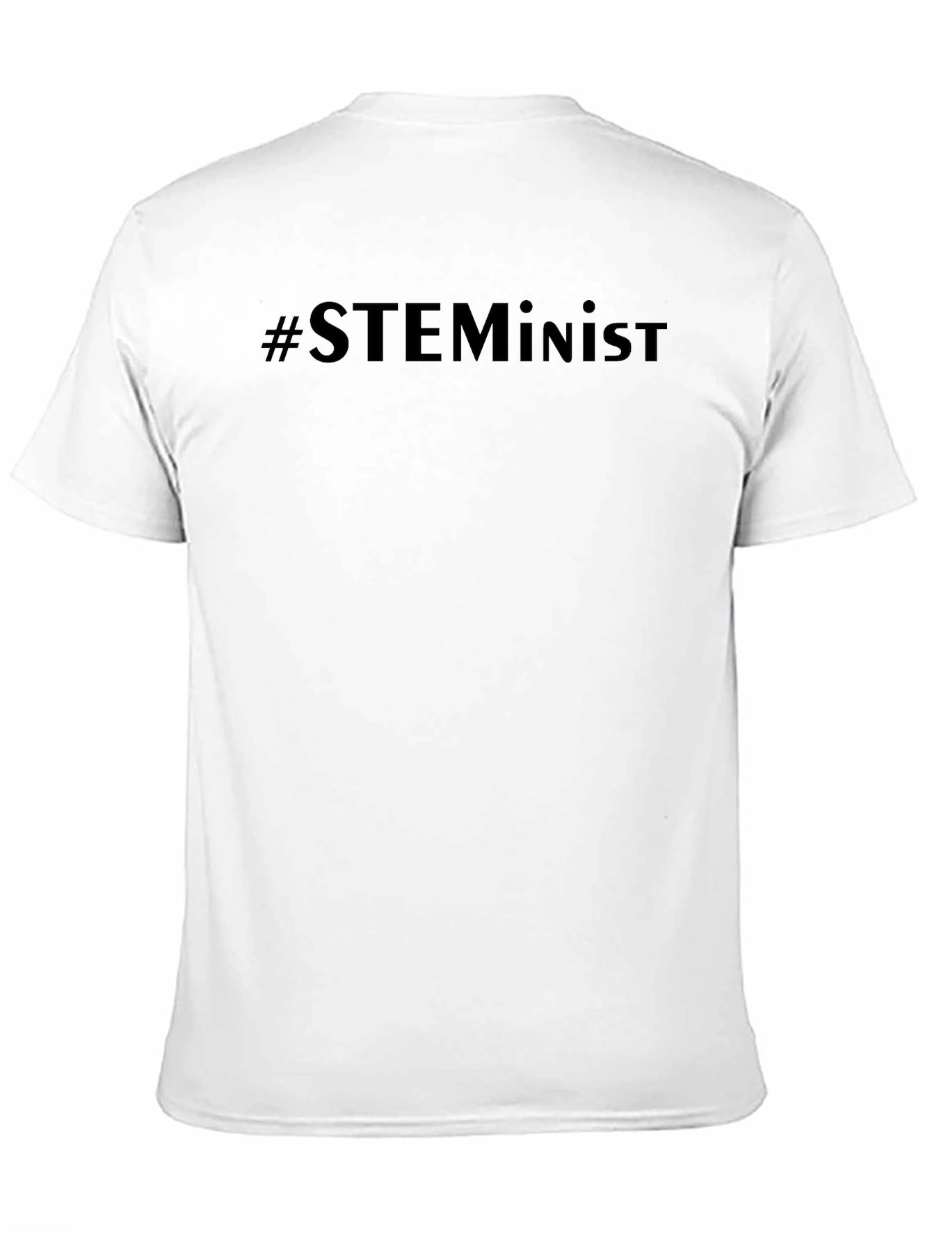 #STEMinist Black T-Shirt - Empowering STEM Feminists
