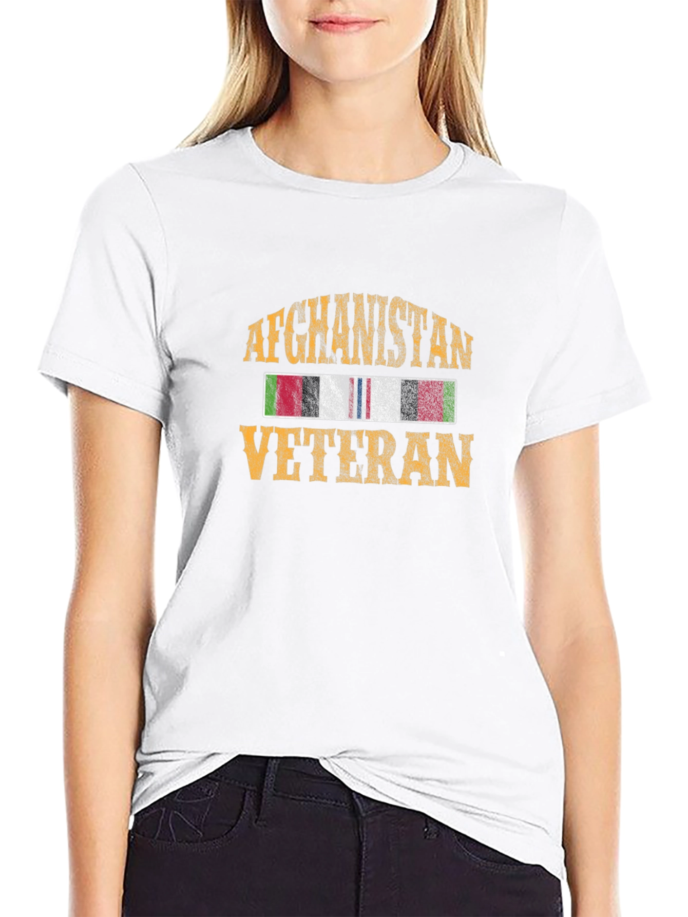 Afghanistan Veteran Graphic Tee - Black