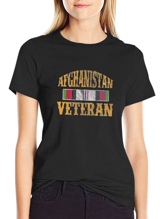 Afghanistan Veteran Graphic Tee - Black