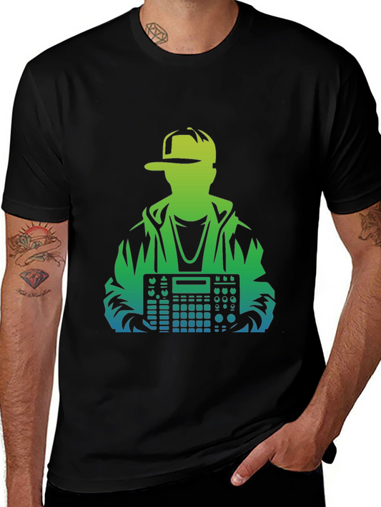 DJ Graphic Tee - Cool Music Producer T-Shirt