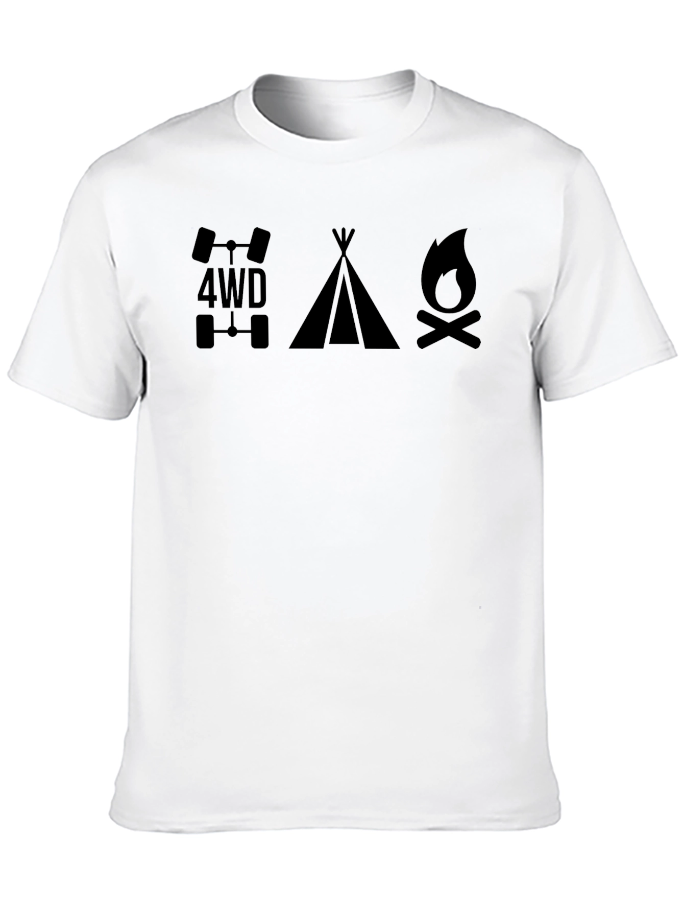 4WD Tent Campfire Graphic Tee