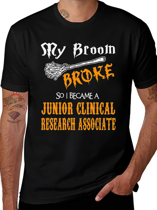 Funny Junior Clinical Research Associate Halloween T-Shirt