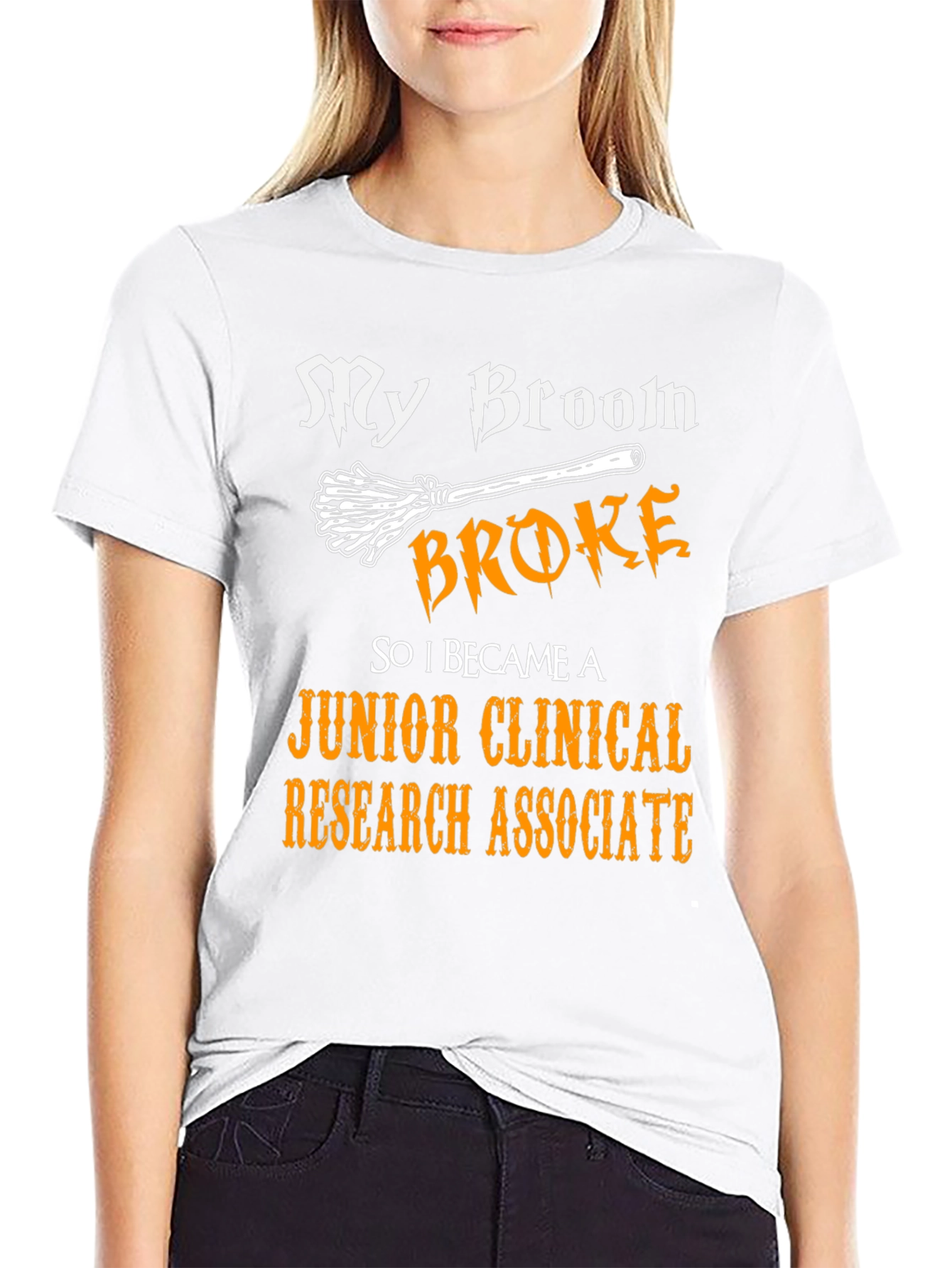 Funny Junior Clinical Research Associate Halloween T-Shirt