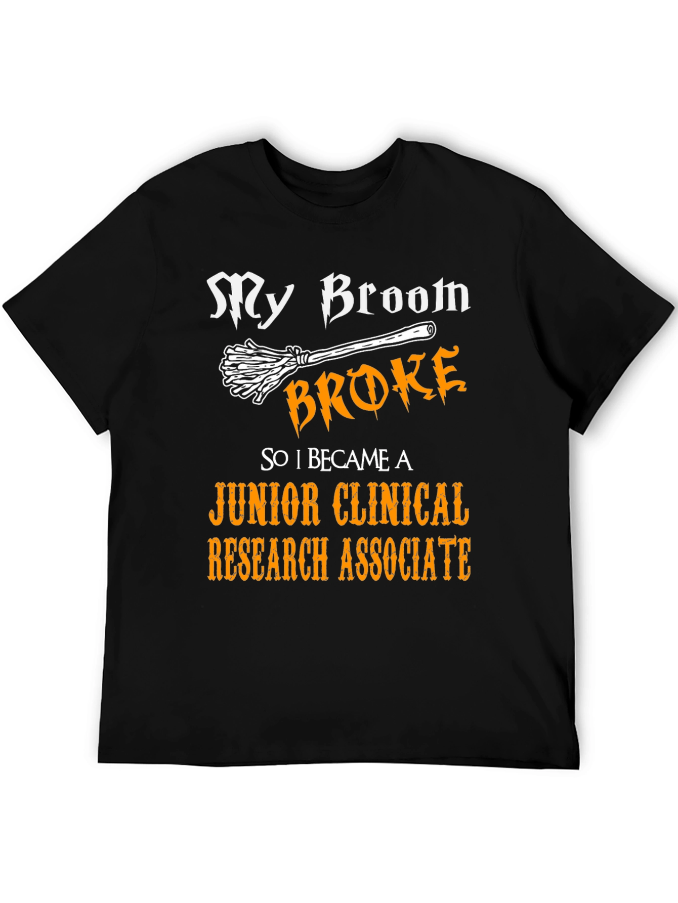 Funny Junior Clinical Research Associate Halloween T-Shirt