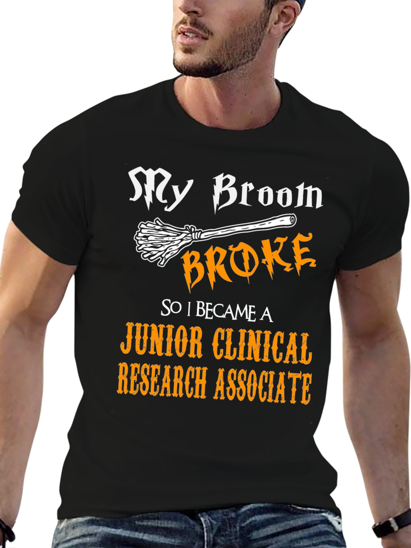 Funny Junior Clinical Research Associate Halloween T-Shirt