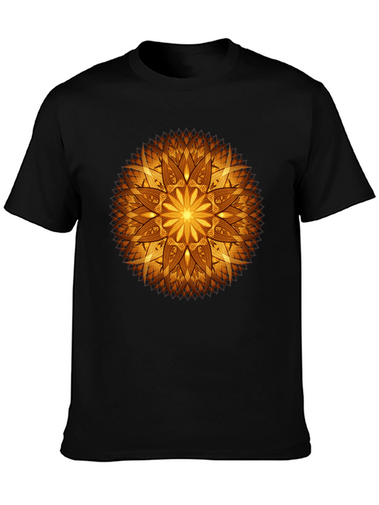 Golden Mandala Graphic Tee