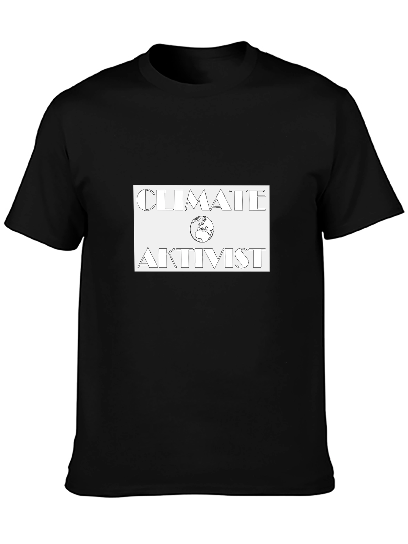 Climate Activist T-Shirt - Black