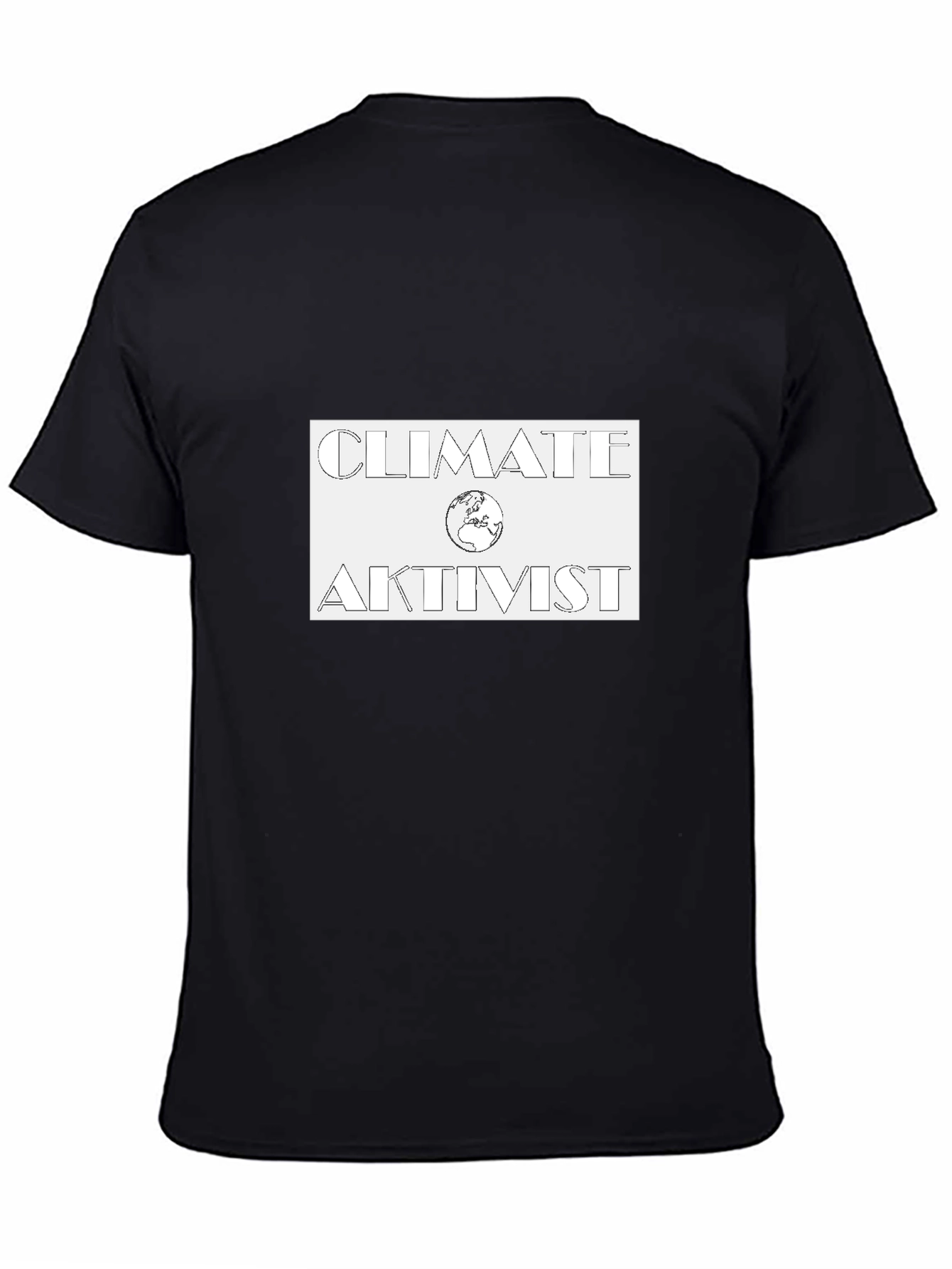 Climate Activist T-Shirt - Black