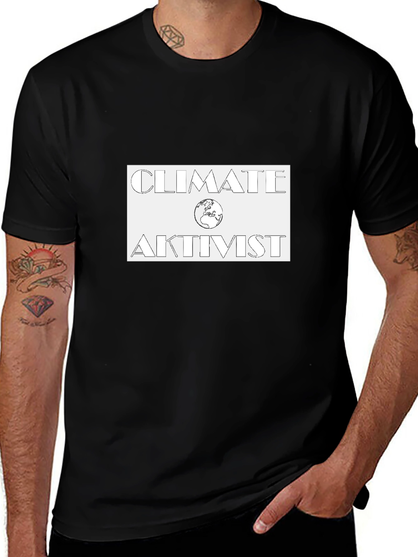 Climate Activist T-Shirt - Black