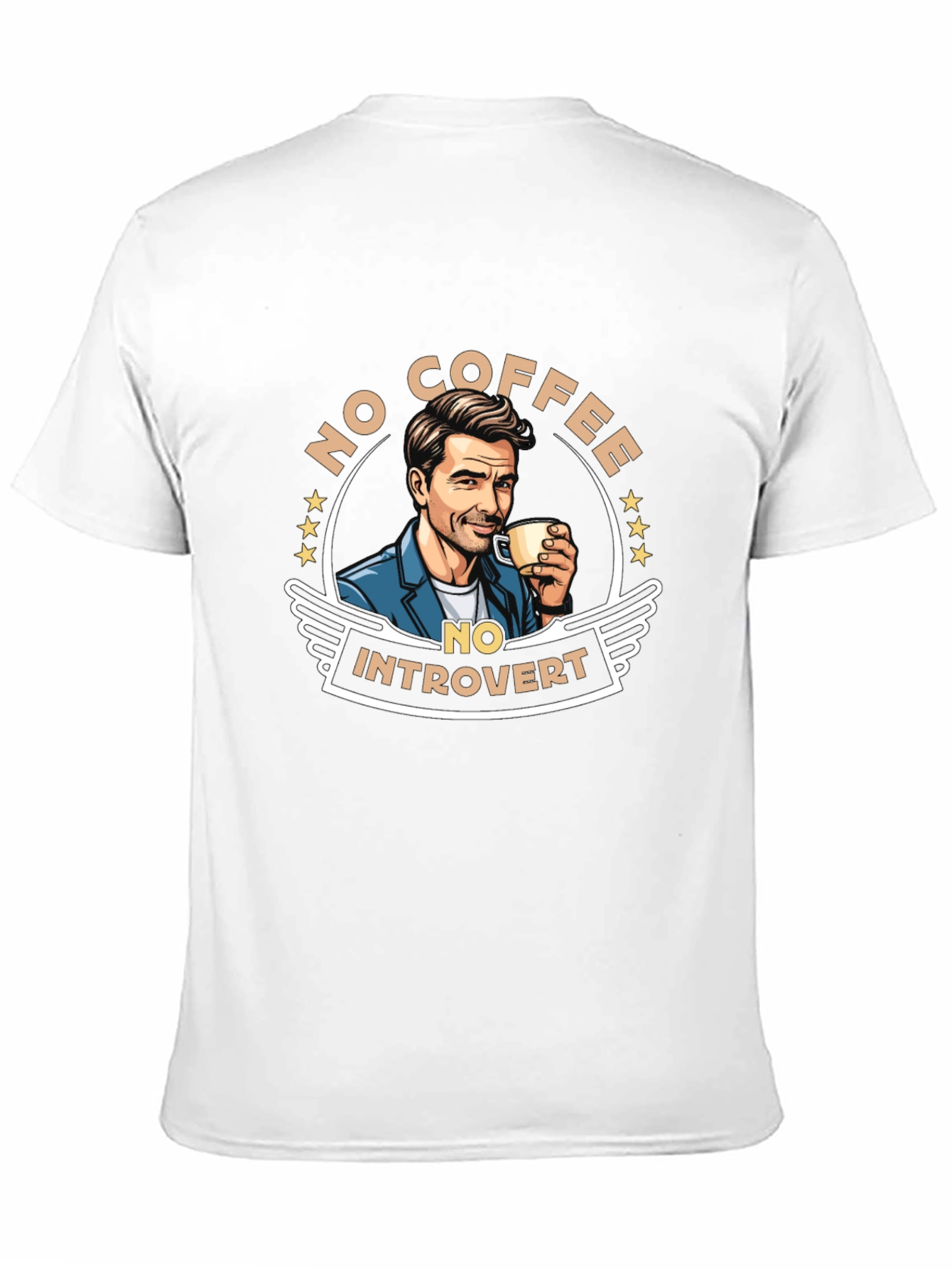 No Coffee No Introvert Graphic Tee