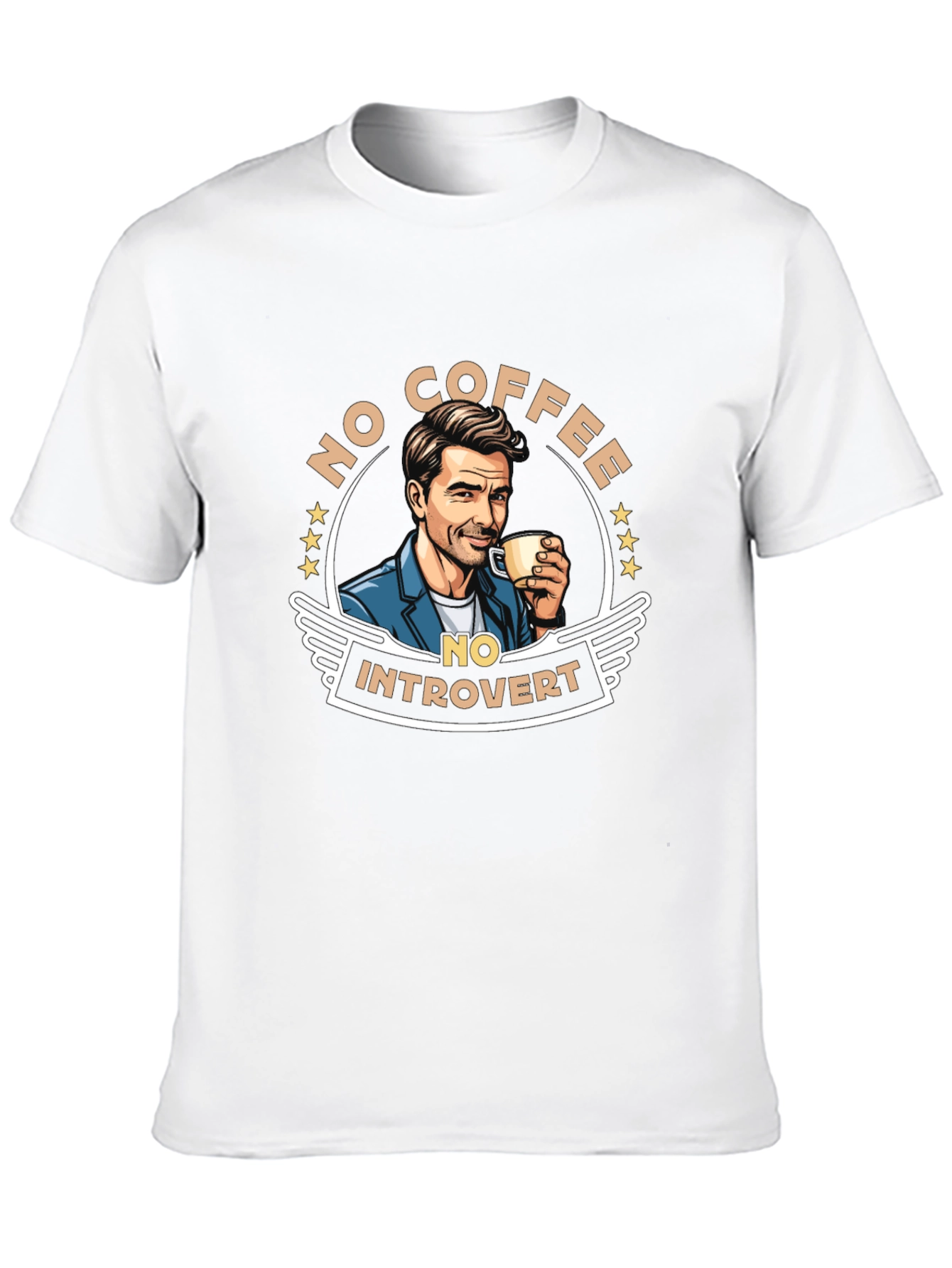 No Coffee No Introvert Graphic Tee