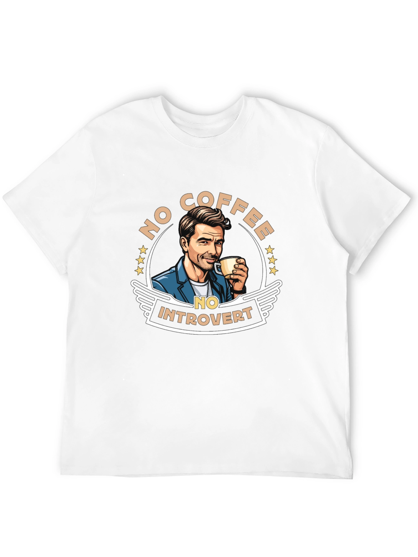 No Coffee No Introvert Graphic Tee