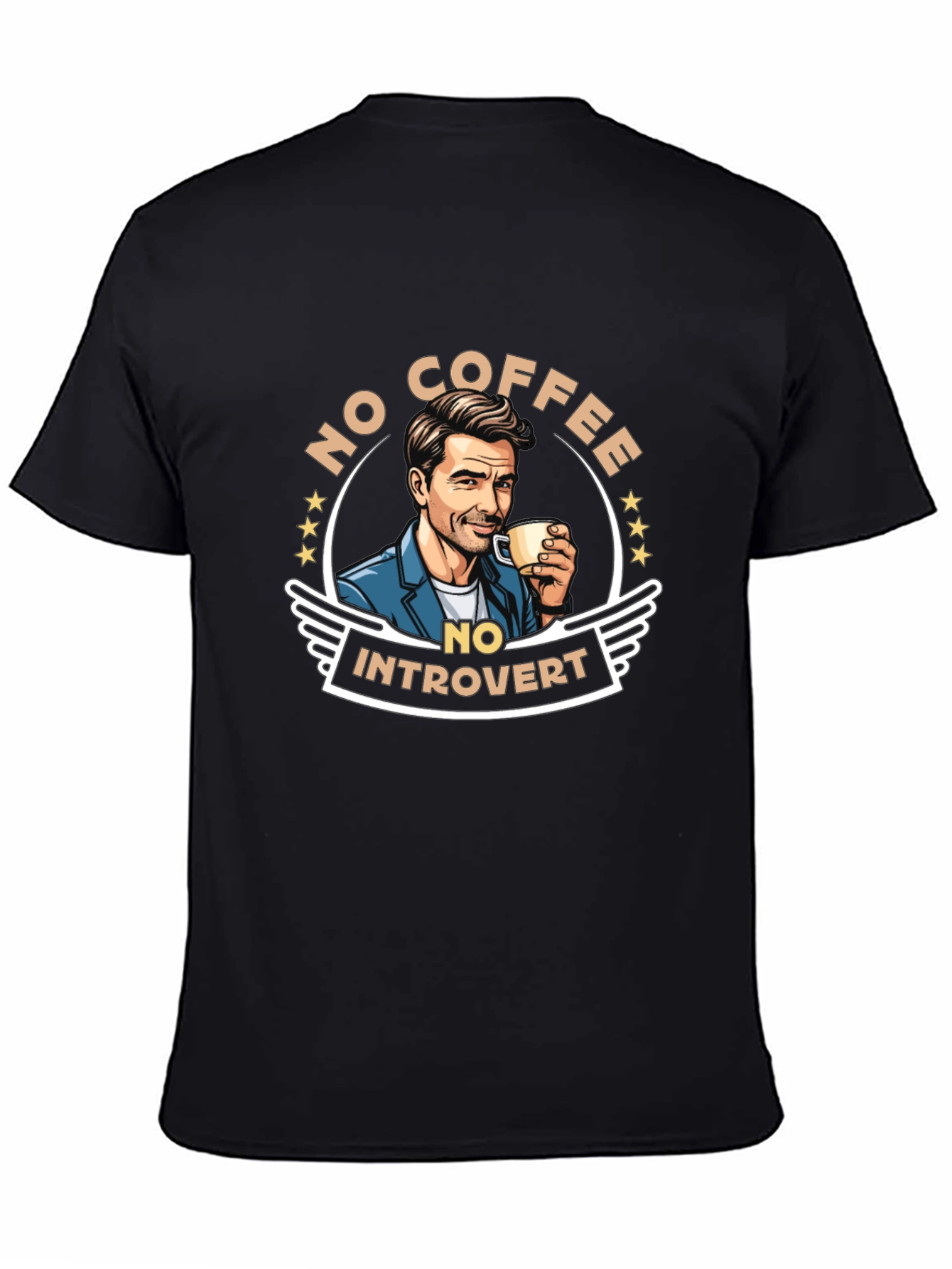 No Coffee No Introvert Graphic Tee
