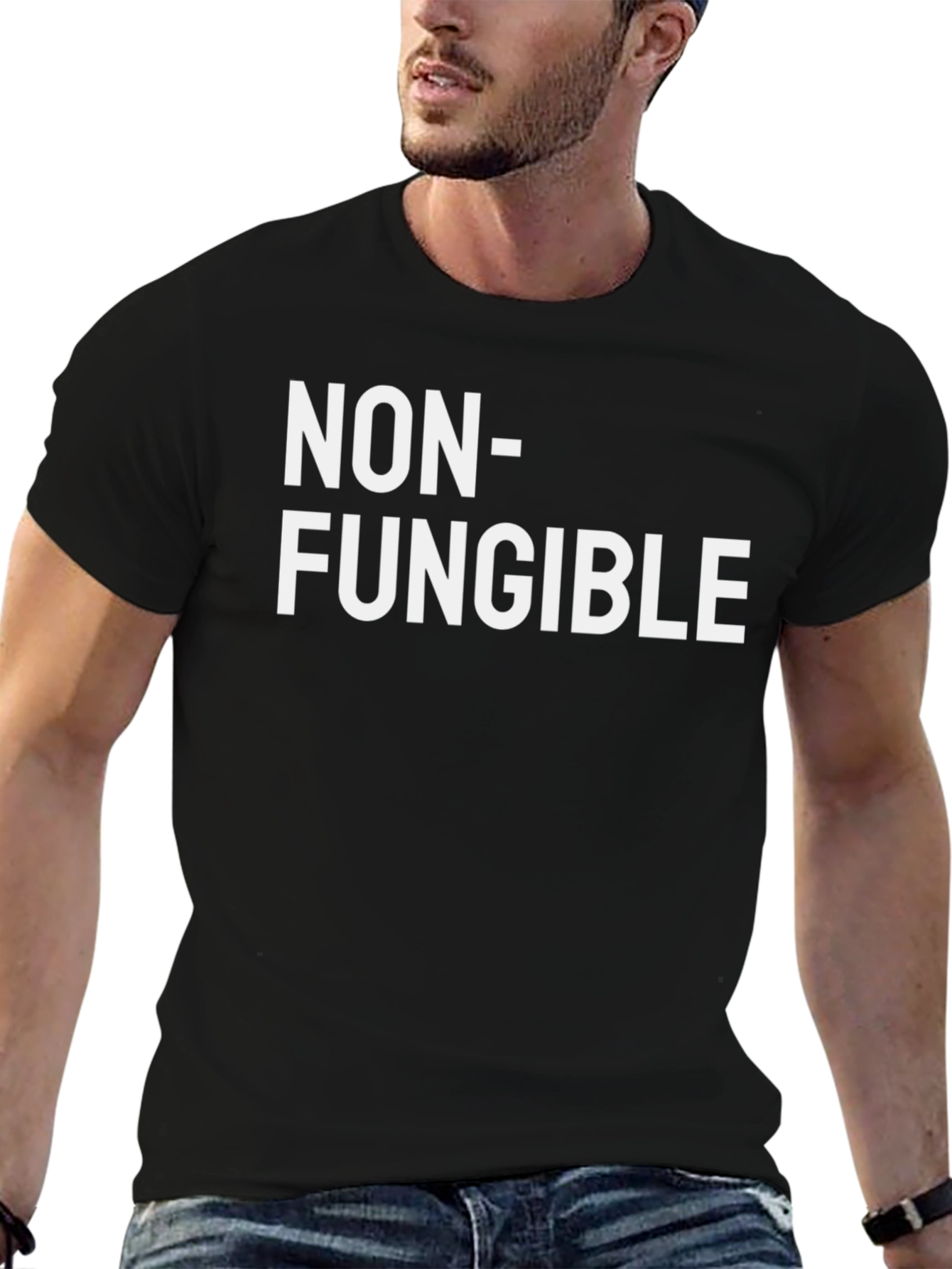 Non-Fungible Black Graphic Tee