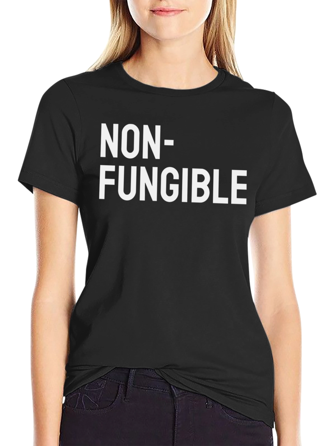 Non-Fungible Black Graphic Tee