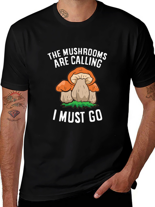 Mushroom Calling T-Shirt - Nature Lover Tee