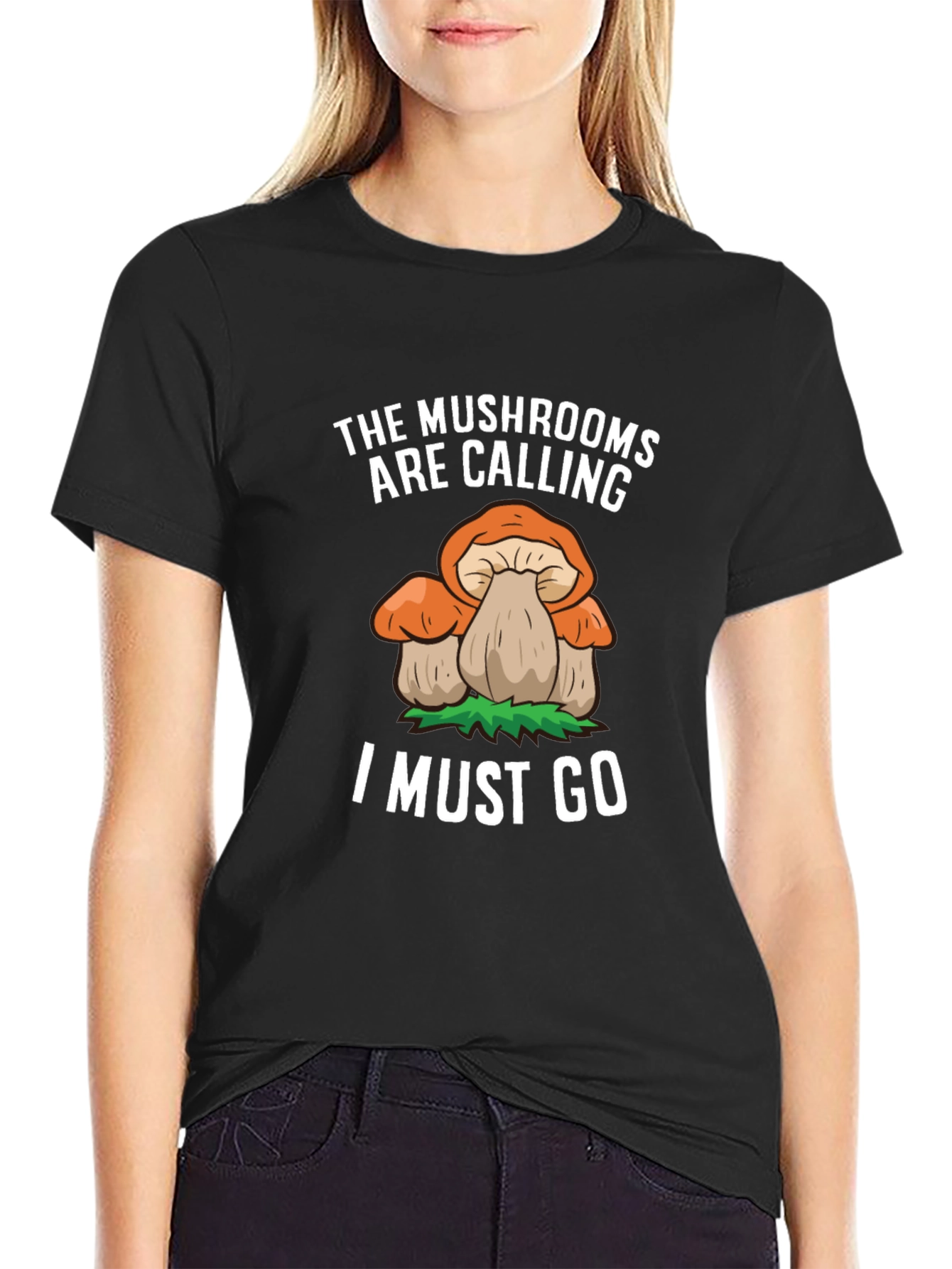 Mushroom Calling T-Shirt - Nature Lover Tee