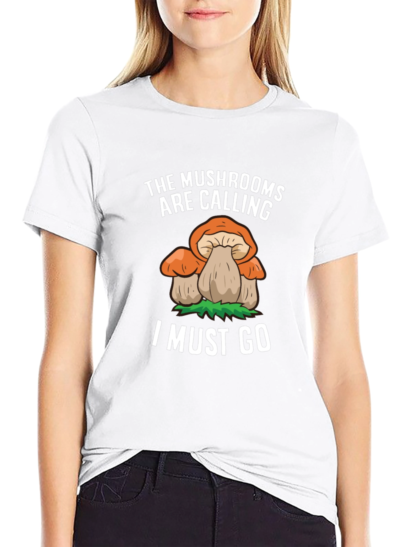 Mushroom Calling T-Shirt - Nature Lover Tee