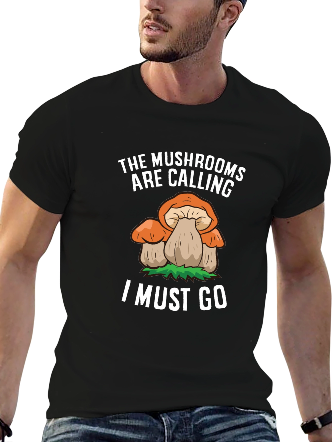 Mushroom Calling T-Shirt - Nature Lover Tee