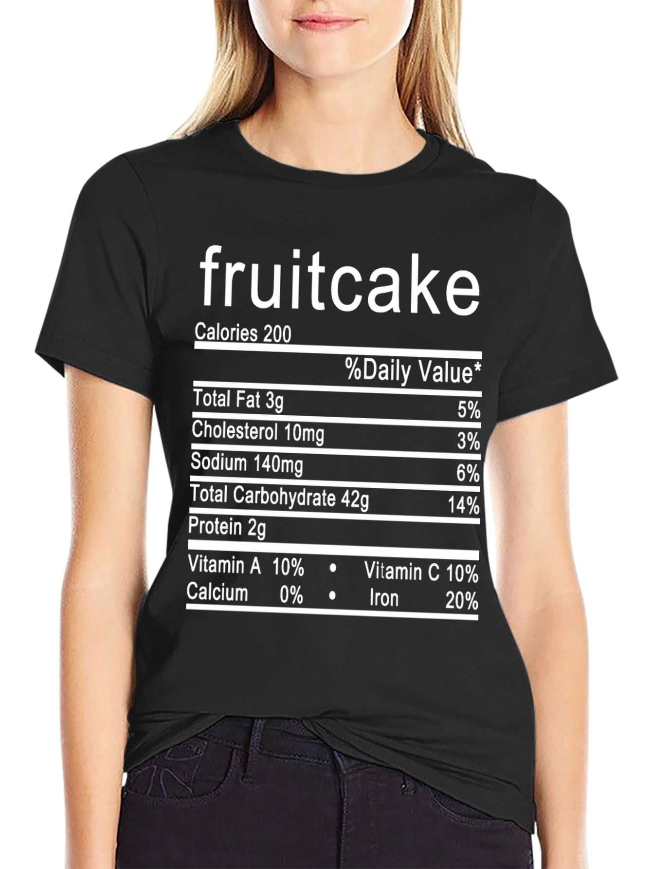 Funny Fruitcake Nutrition Facts T-Shirt