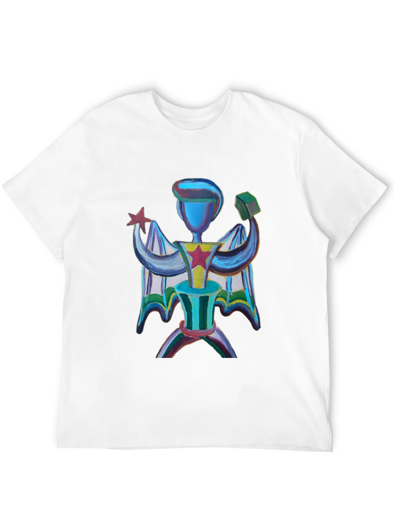 Abstract Art Graphic Tee - Unique Design