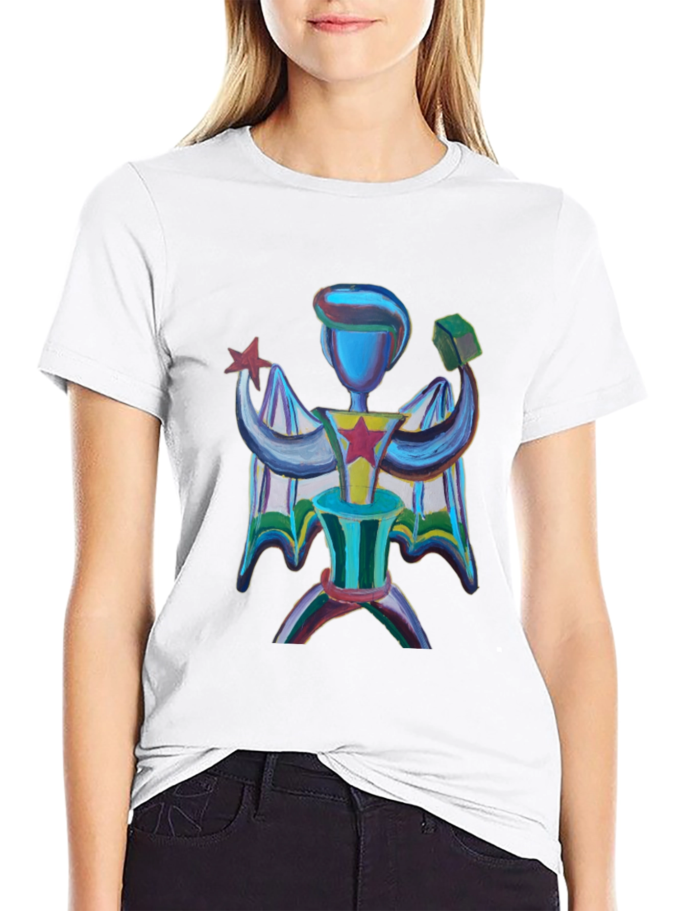 Abstract Art Graphic Tee - Unique Design