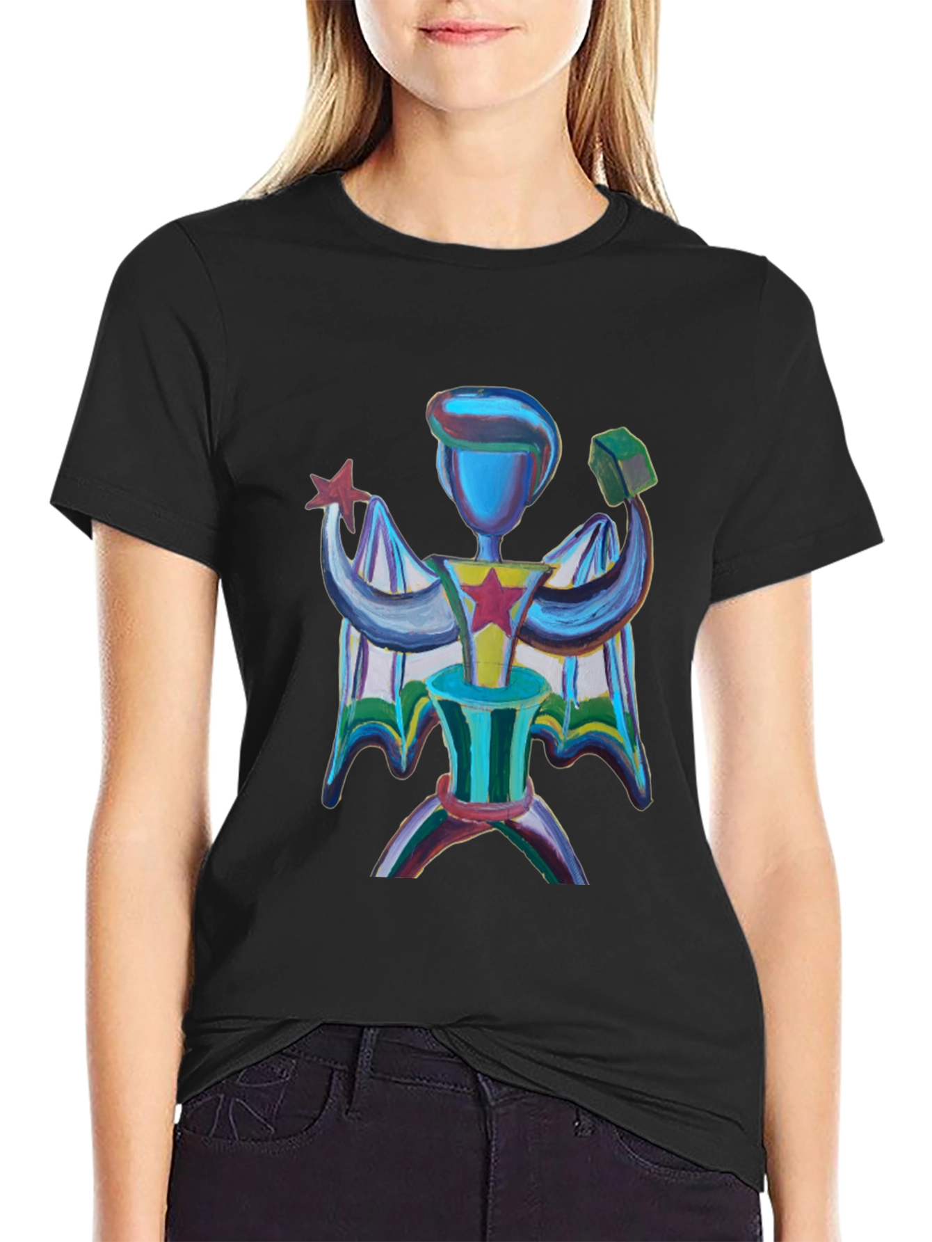 Abstract Art Graphic Tee - Unique Design