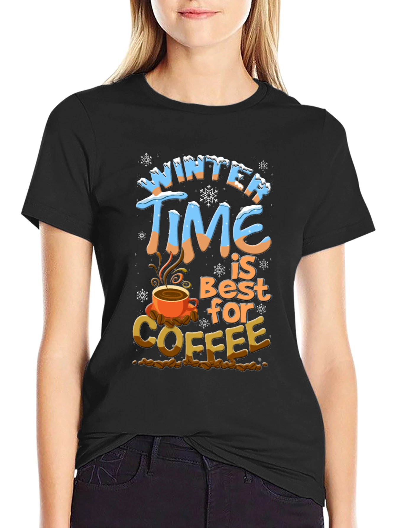 Winter Time Coffee Graphic Tee