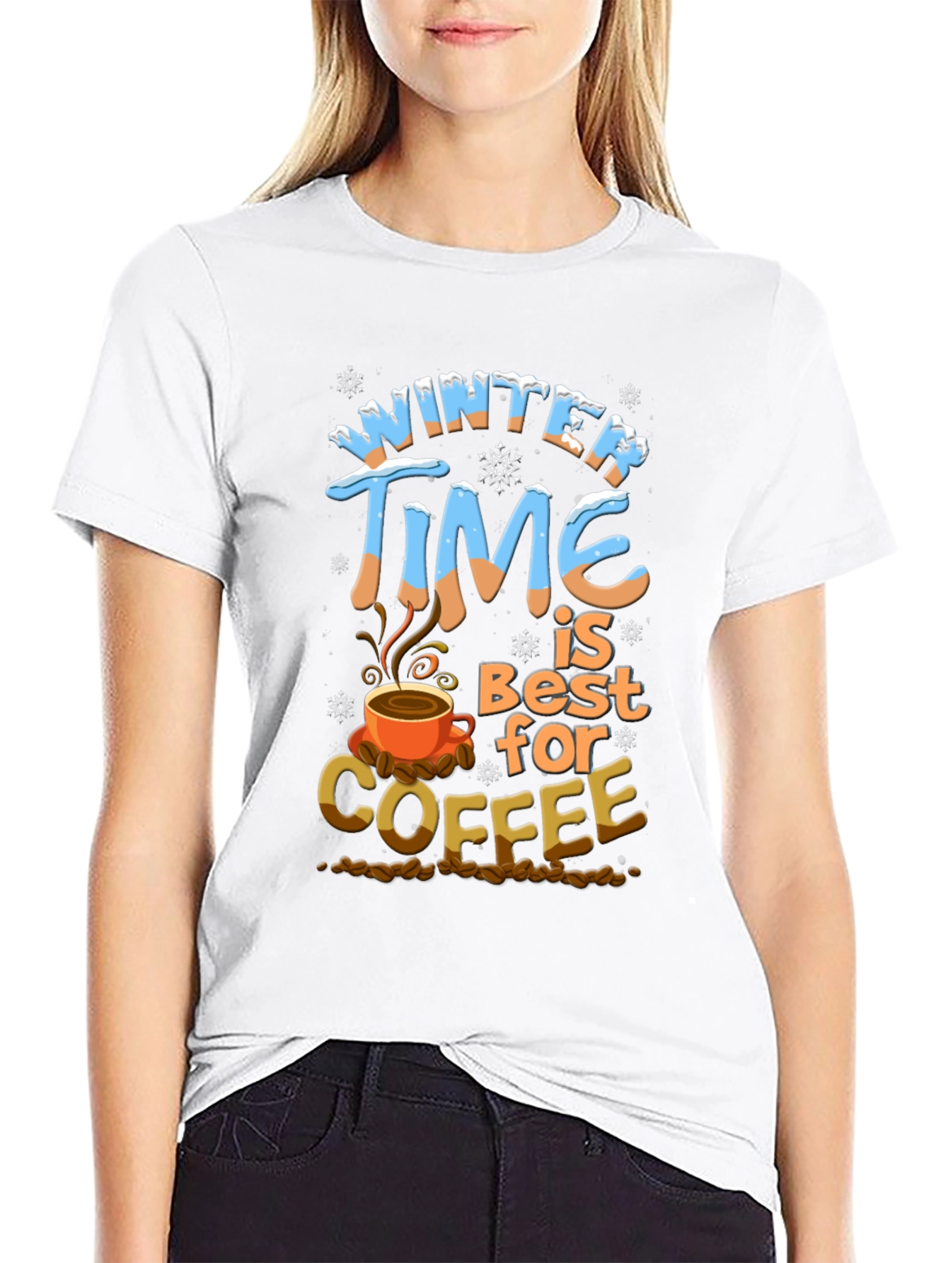 Winter Time Coffee Graphic Tee