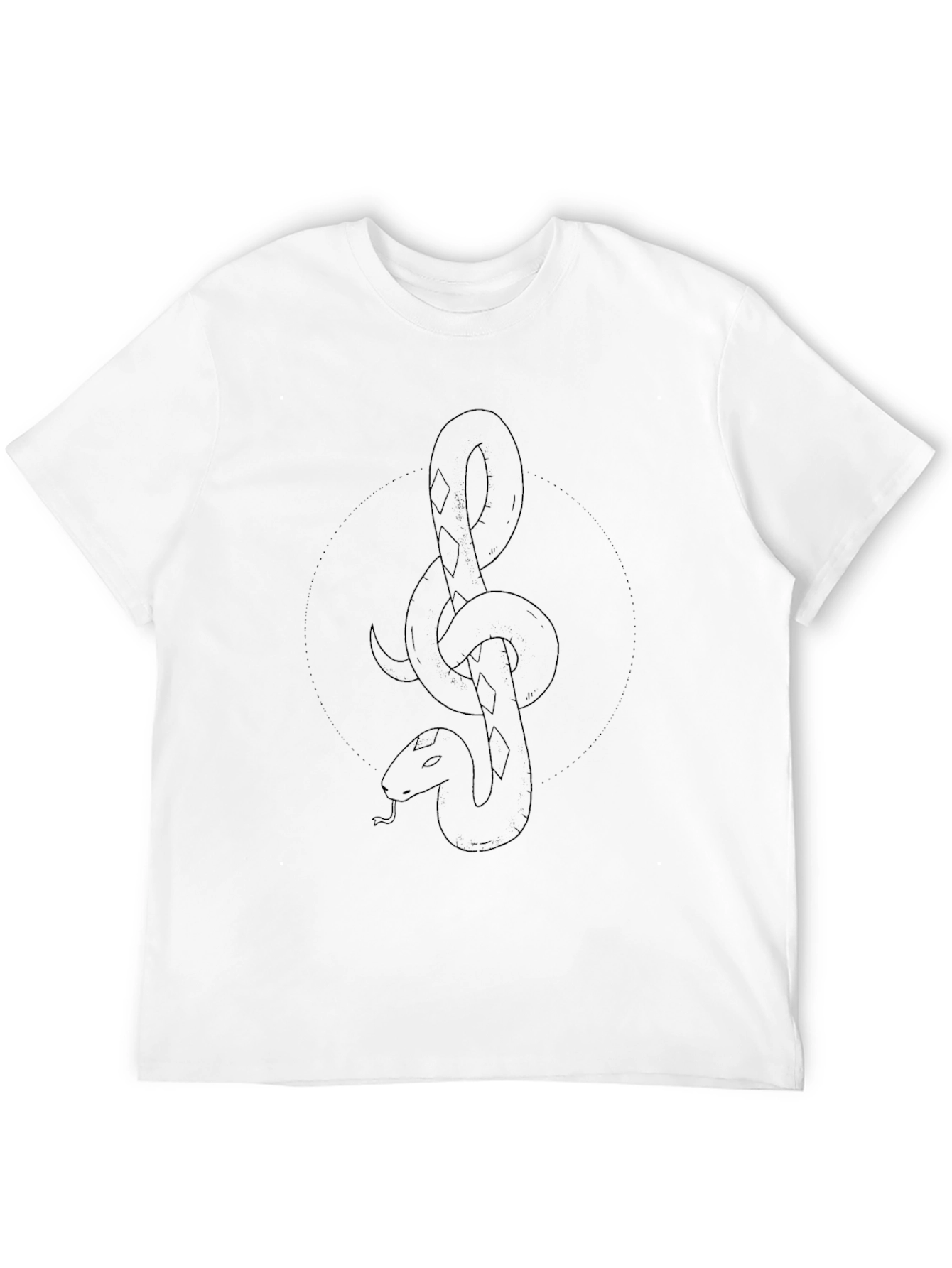 Snake Graphic Black T-Shirt