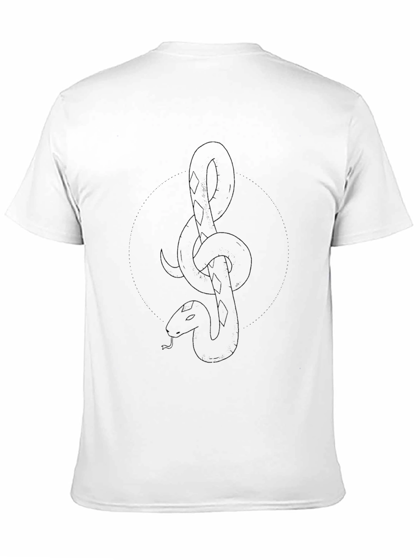 Snake Graphic Black T-Shirt